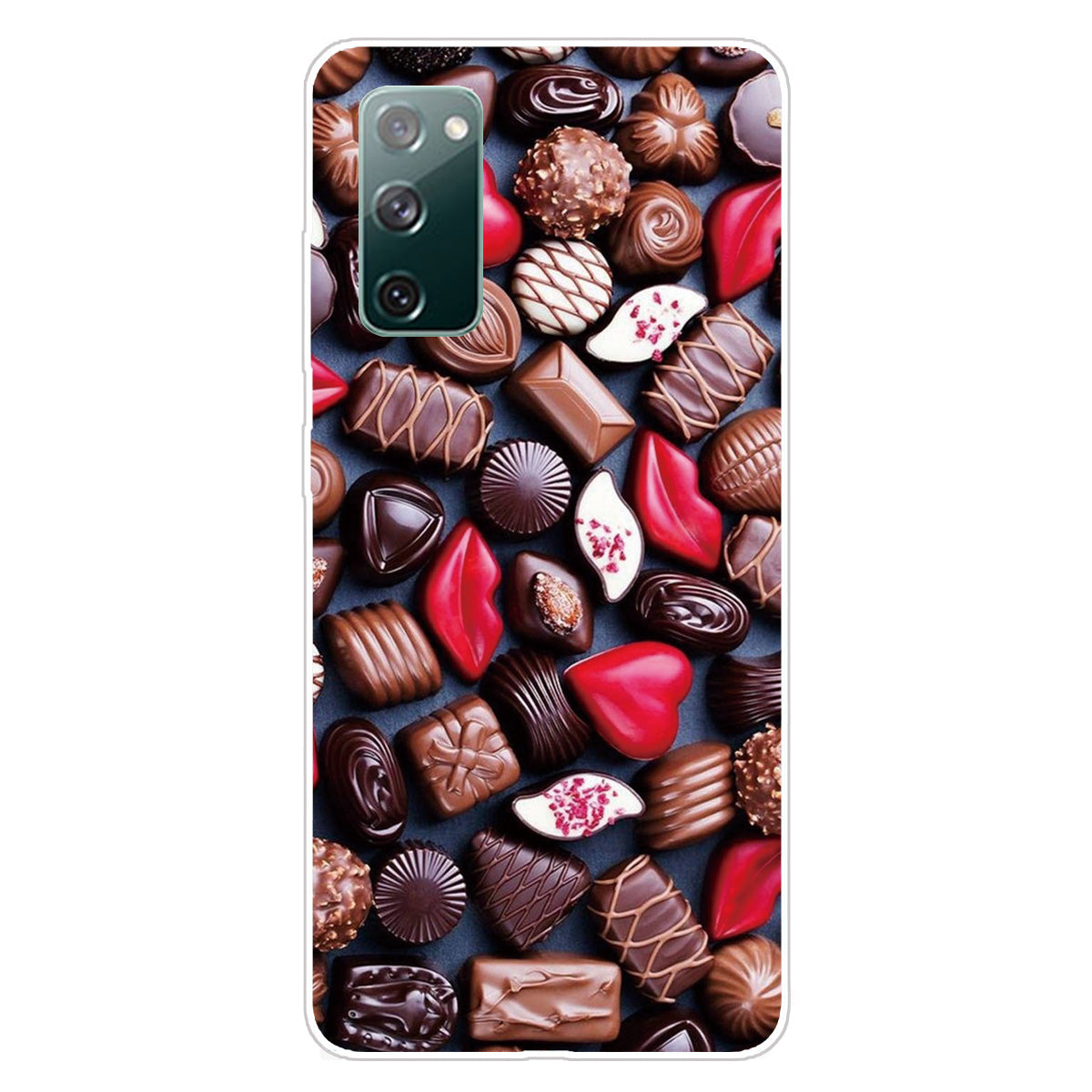 Pattern Printing Flexible TPU Phone Case for Samsung Galaxy S20 FE 4G/FE 5G/S20 Lite/S20 FE 2022 - Dessert