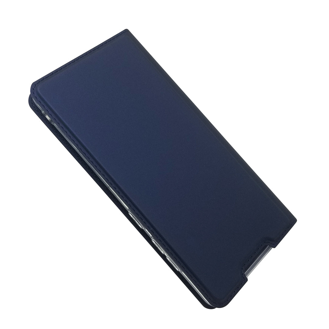 New Magnetic Suction Leather Stand Case with Card Slot for Samsung Galaxy S20 FE/S20 Fan Edition/S20 FE 5G/S20 Fan Edition 5G/S20 Lite - Blue