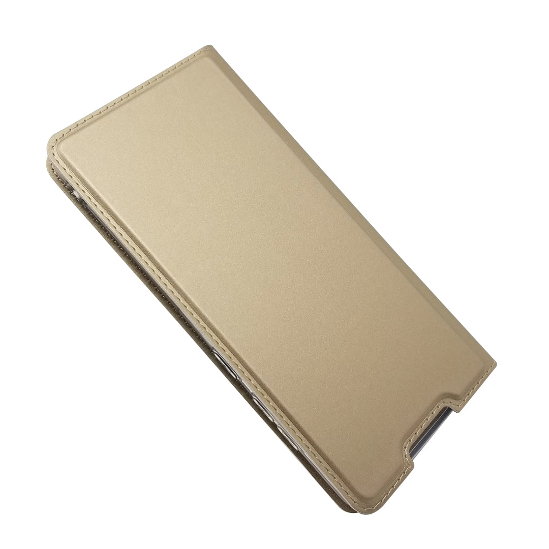 New Magnetic Suction Leather Stand Case with Card Slot for Samsung Galaxy S20 FE/S20 Fan Edition/S20 FE 5G/S20 Fan Edition 5G/S20 Lite - Gold