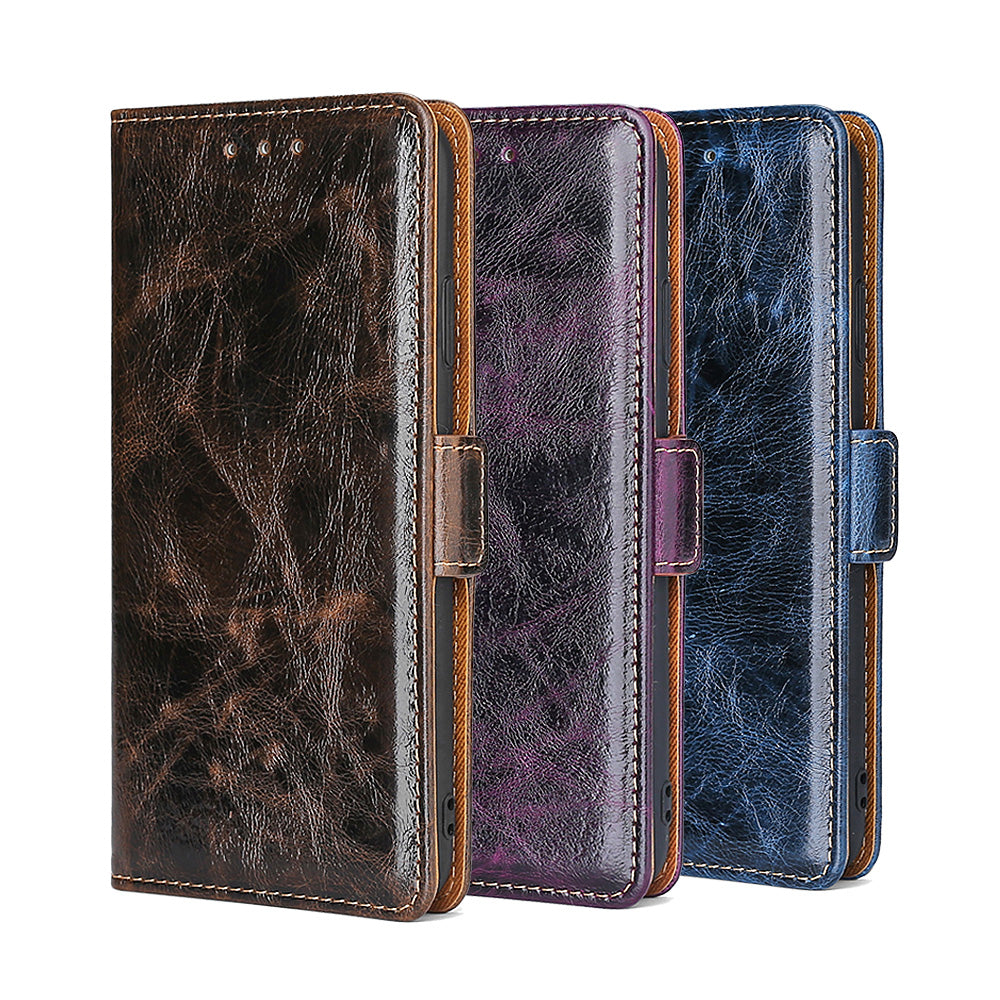 TPU + PU Leather Stand Cell Phone Case for Samsung Galaxy S20 FE/S20 Fan Edition/S20 FE 5G/S20 Fan Edition 5G - Blue