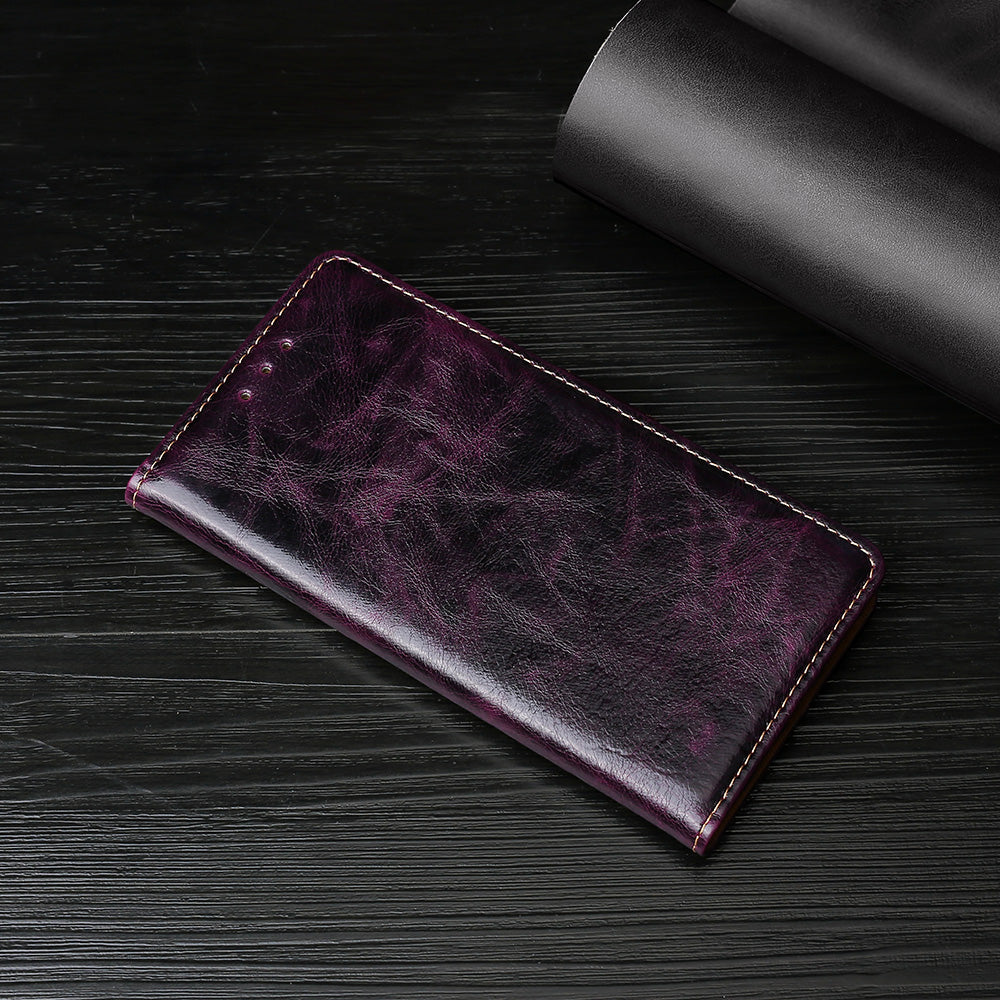 TPU + PU Leather Stand Cell Phone Case for Samsung Galaxy S20 FE/S20 Fan Edition/S20 FE 5G/S20 Fan Edition 5G - Purple