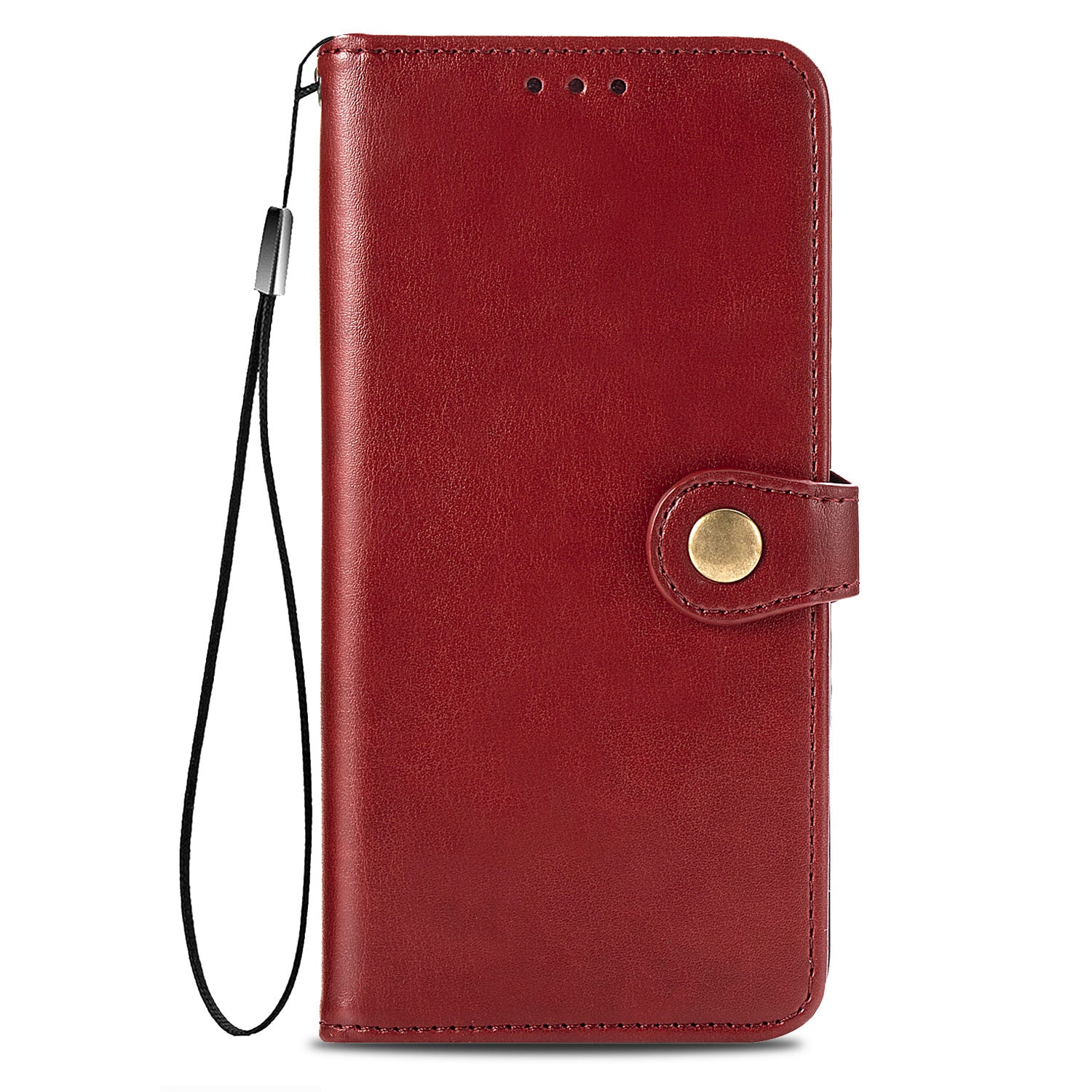 Solid Color Wallet Stand Leather Phone Shell for Samsung Galaxy S20 FE 4G/FE 5G/S20 Lite/S20 FE 2022  - Red