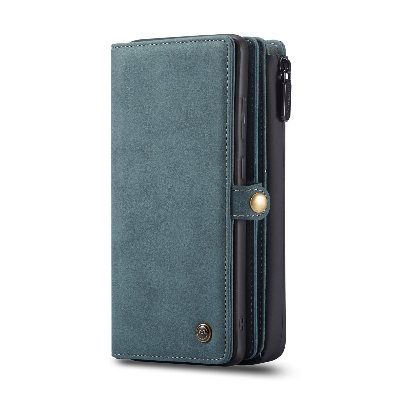 CASEME 018 Series Detachable 2-in-1 Matte Surface Leather Wallet Cover Case for Samsung Galaxy S20 FE/S20 Fan Edition/S20 FE 5G/S20 Fan Edition 5G/S20 Lite/S20 FE 2022 - Blue