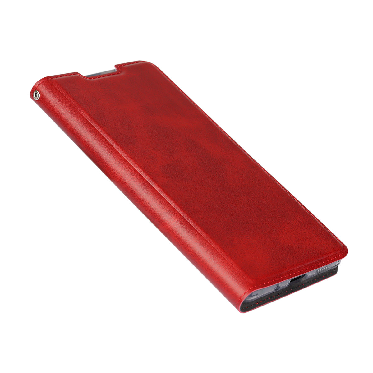 Card Slot Phone Cover Leather Stand Case with Strap for Samsung Galaxy S20 FE/S20 Fan Edition/S20 FE 5G/S20 Fan Edition 5G - Red