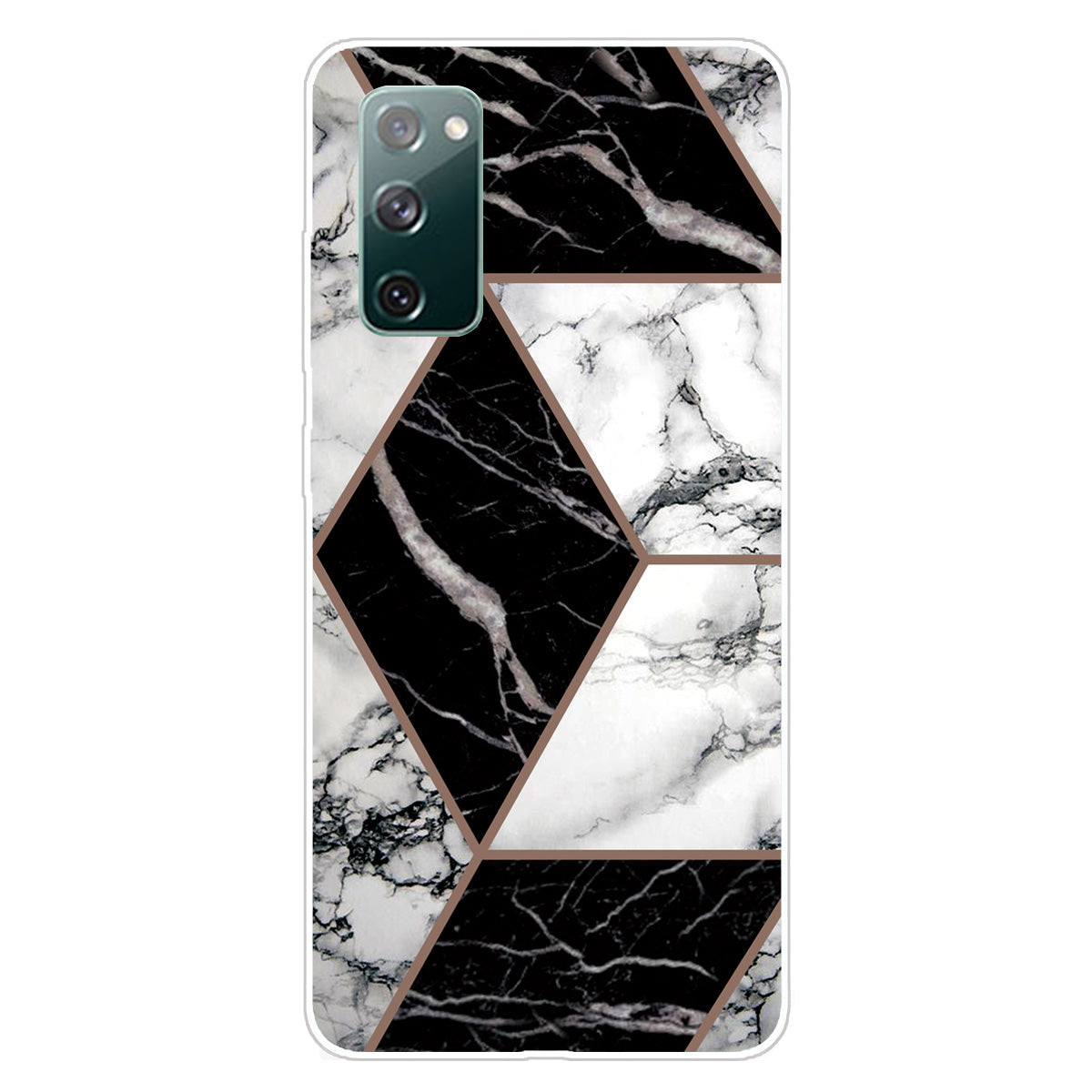 Soft TPU Shockproof Marble Pattern Phone Back Cover Case for Samsung Galaxy S20 FE/S20 FE 5G/S20 Lite/S20 FE 2022 - Style G