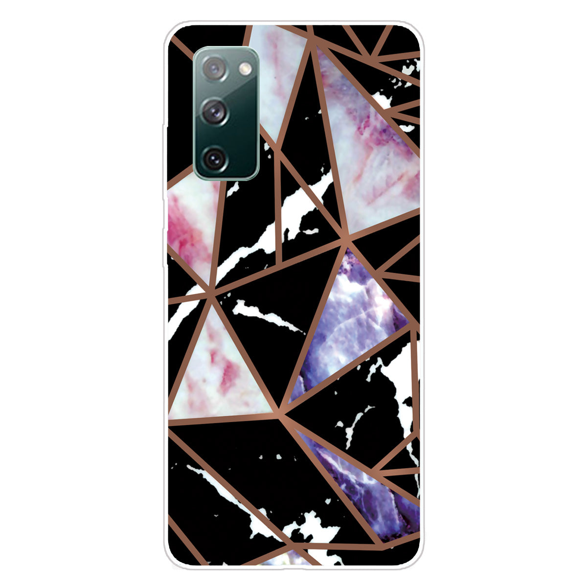 Soft TPU Shockproof Marble Pattern Phone Back Cover Case for Samsung Galaxy S20 FE/S20 FE 5G/S20 Lite/S20 FE 2022 - Style I