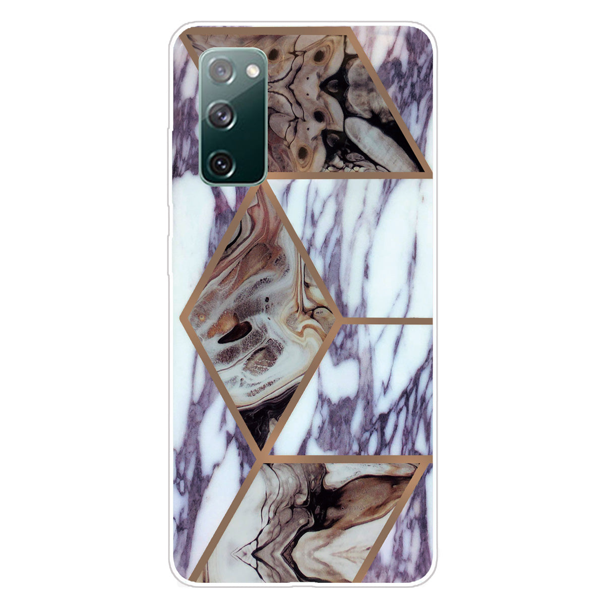 Soft TPU Shockproof Marble Pattern Phone Back Cover Case for Samsung Galaxy S20 FE/S20 Fan Edition/S20 FE 5G/S20 Fan Edition 5G/S20 Lite/S20 FE 2022 - Style G