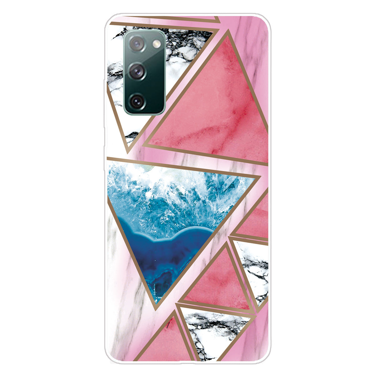 Soft TPU Shockproof Marble Pattern Phone Back Cover Case for Samsung Galaxy S20 FE/S20 Fan Edition/S20 FE 5G/S20 Fan Edition 5G/S20 Lite/S20 FE 2022 - Style M