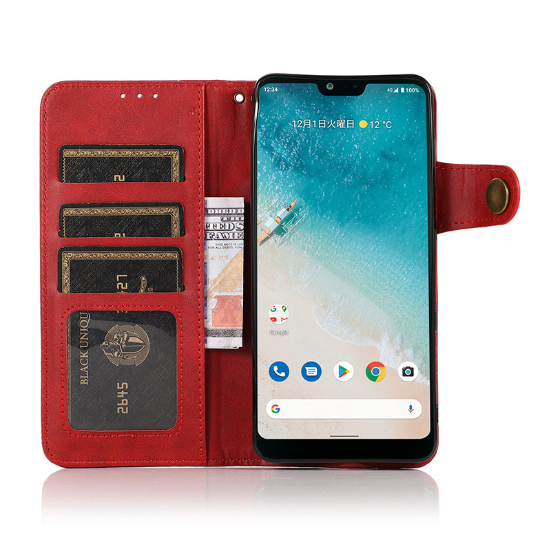 KHAZNEH Shockproof PU Leather Stand Wallet Mobile Phone Cover for Samsung Galaxy S20 FE/S20 Fan Edition/S20 FE 5G/S20 Fan Edition 5G/S20 Lite/S20 FE 2022 - Red