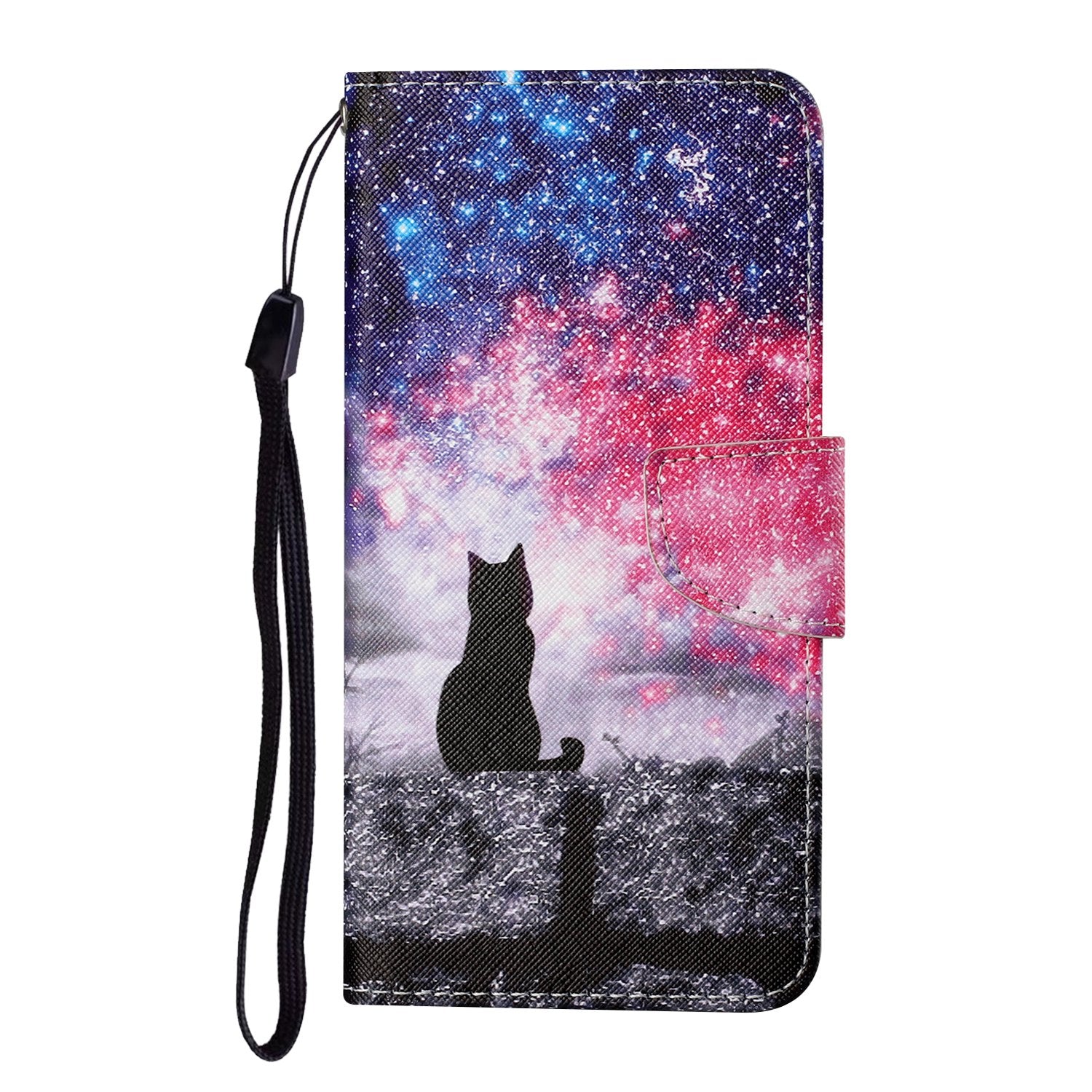 Pattern Printing Wallet Design Phone Cover PU Leather Stand Case with Strap for Samsung Galaxy S20 FE/S20 Fan Edition/S20 FE 5G/S20 Fan Edition 5G/S20 Lite/S20 FE 2022 - Cat