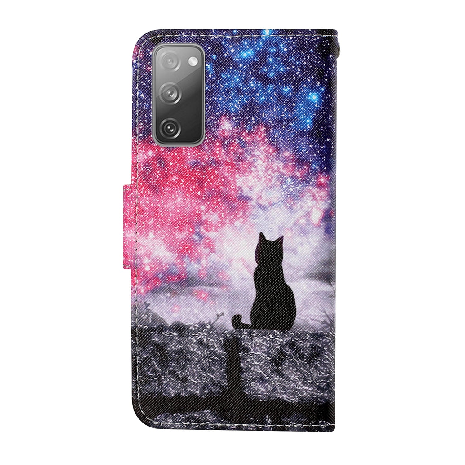 Pattern Printing Wallet Design Phone Cover PU Leather Stand Case with Strap for Samsung Galaxy S20 FE/S20 Fan Edition/S20 FE 5G/S20 Fan Edition 5G/S20 Lite/S20 FE 2022 - Cat