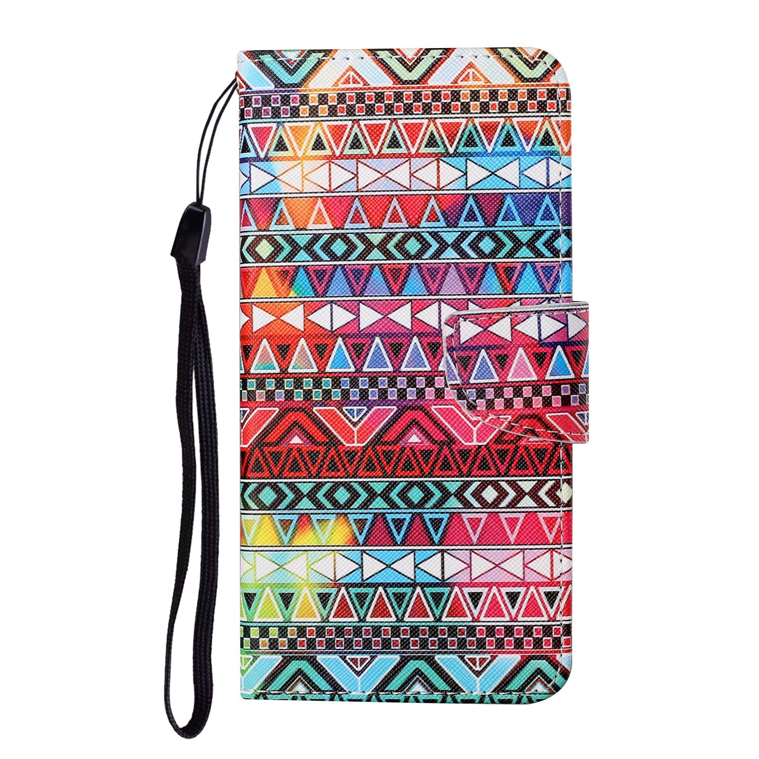 Pattern Printing Wallet Design Phone Cover PU Leather Stand Case with Strap for Samsung Galaxy S20 FE/S20 Fan Edition/S20 FE 5G/S20 Fan Edition 5G/S20 Lite/S20 FE 2022 - Geometry Gathering