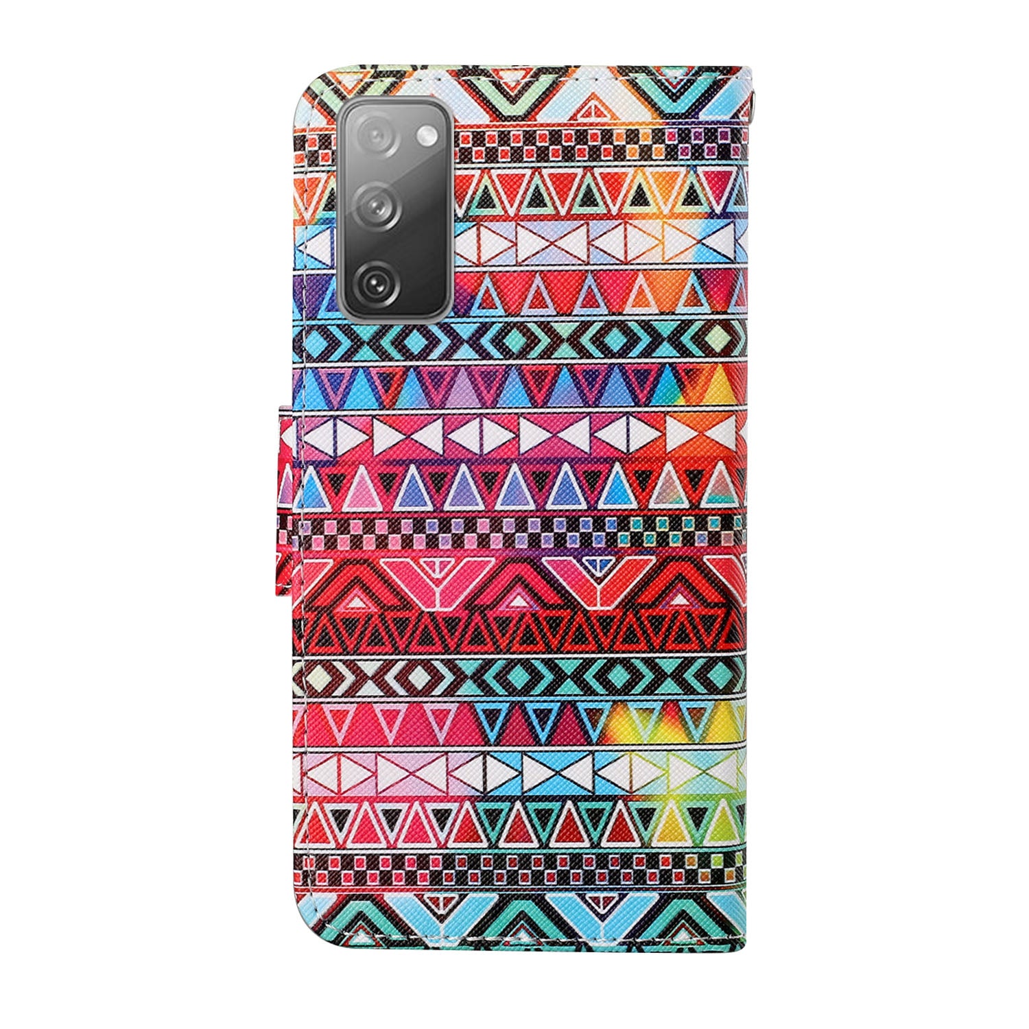 Pattern Printing Wallet Design Phone Cover PU Leather Stand Case with Strap for Samsung Galaxy S20 FE/S20 Fan Edition/S20 FE 5G/S20 Fan Edition 5G/S20 Lite/S20 FE 2022 - Geometry Gathering