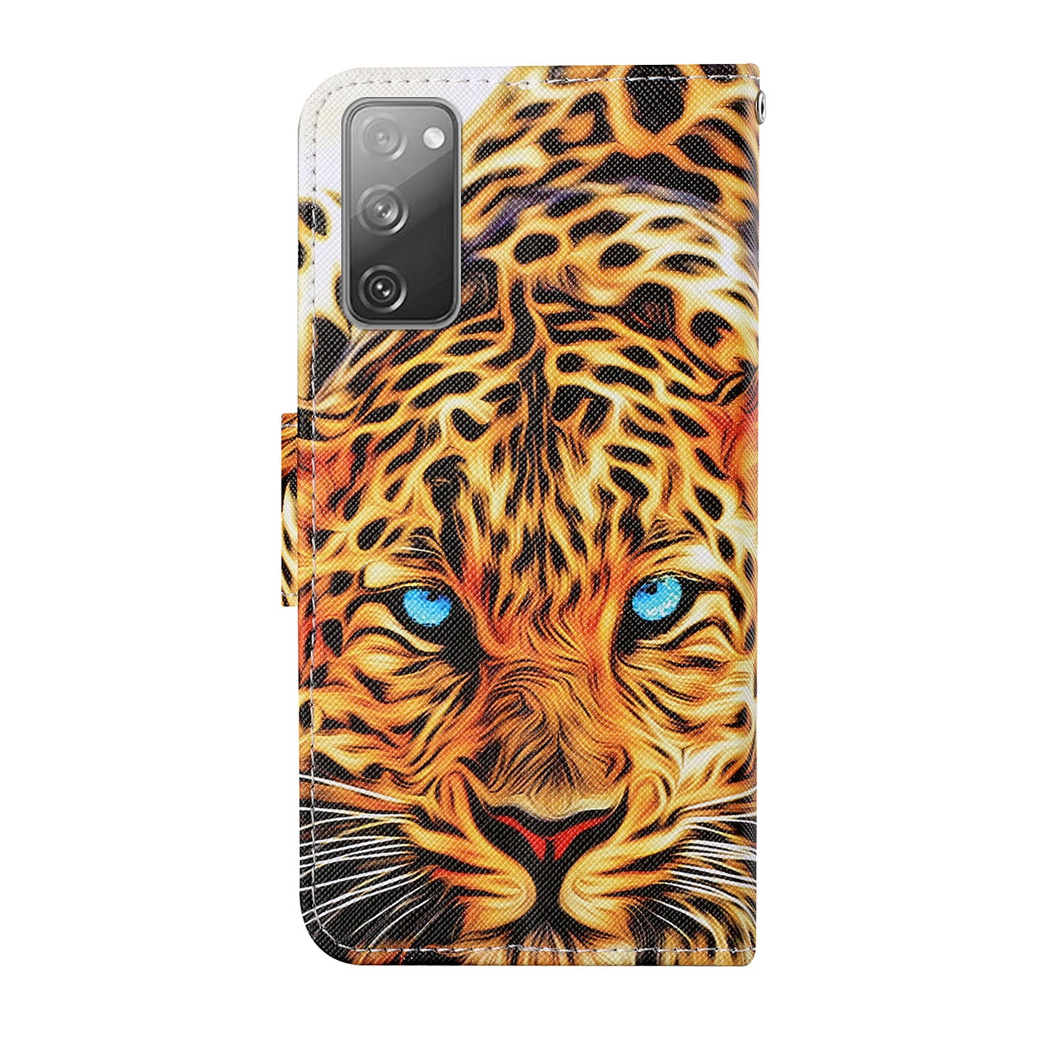 Pattern Printing Wallet Design Phone Cover PU Leather Stand Case with Strap for Samsung Galaxy S20 FE/S20 Fan Edition/S20 FE 5G/S20 Fan Edition 5G/S20 Lite/S20 FE 2022 - Leopard