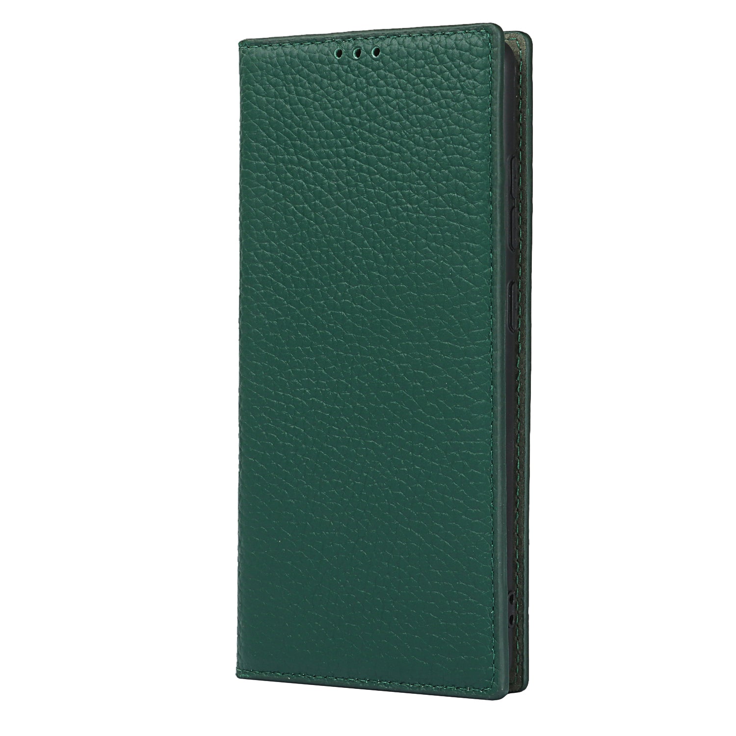 Litchi Texture Stand Genuine Leather Case with Strap for Samsung Galaxy S20 FE/S20 FE 5G/S20 Lite/S20 FE 2022 - Green