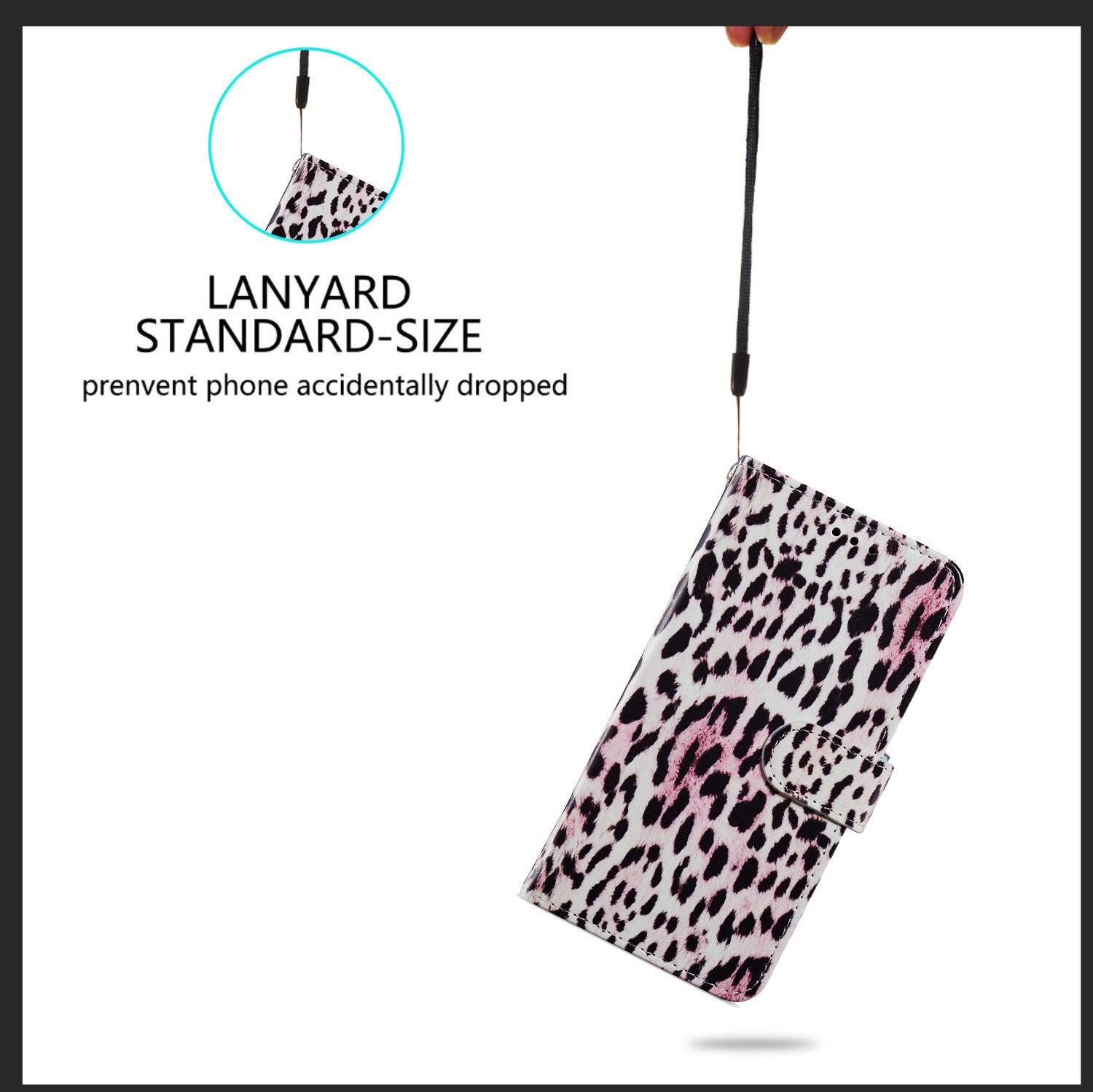 Pattern Printing Design PU Leather Folio Flip Case with Card Holder Slots & Wrist Strap for Samsung Galaxy S20 FE 2022/S20 FE 4G/S20 FE 5G/S20 Lite - Leopard Print