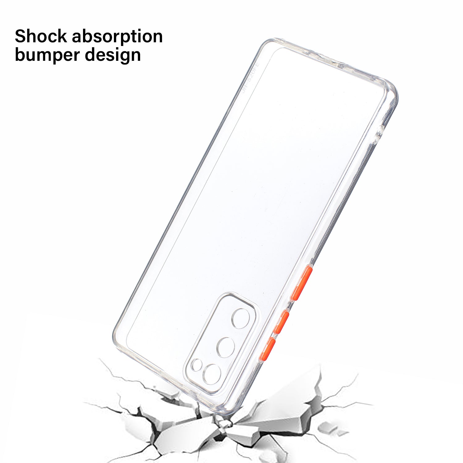 Thickened TPU Frame + High Transparency Acrylic Back Panel Phone Shell for Samsung Galaxy S20 FE 2022/S20 FE 4G/S20 FE 5G/S20 Lite - Transparent