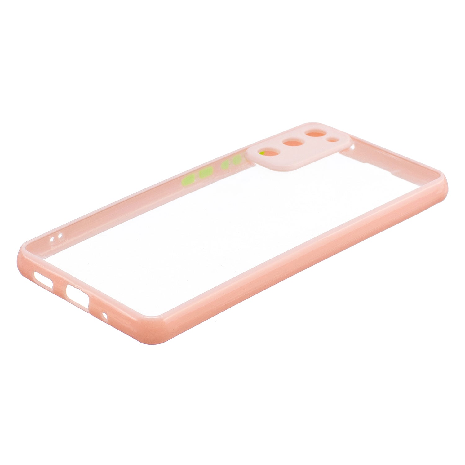 Thickened TPU Frame + High Transparency Acrylic Back Panel Phone Shell for Samsung Galaxy S20 FE 2022/S20 FE 4G/S20 FE 5G/S20 Lite - Pink