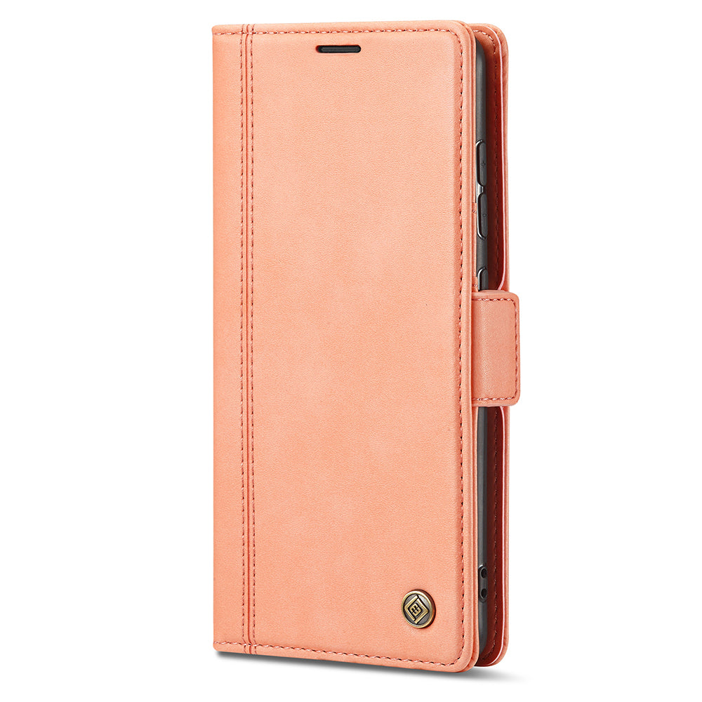 LC.IMEEKE PU Leather Multi-Angle Viewing Flip Protective Wallet Case Cover with Card Holder for Samsung Galaxy S20 FE 2022/S20 FE 4G/S20 FE 5G/S20 Lite - Orange