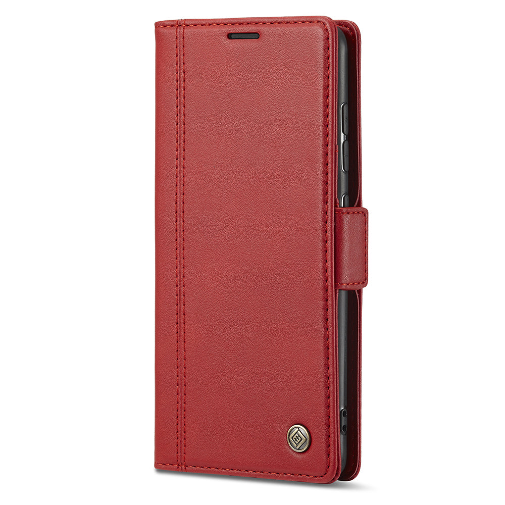 LC.IMEEKE PU Leather Multi-Angle Viewing Flip Protective Wallet Case Cover with Card Holder for Samsung Galaxy S20 FE 2022/S20 FE 4G/S20 FE 5G/S20 Lite - Red