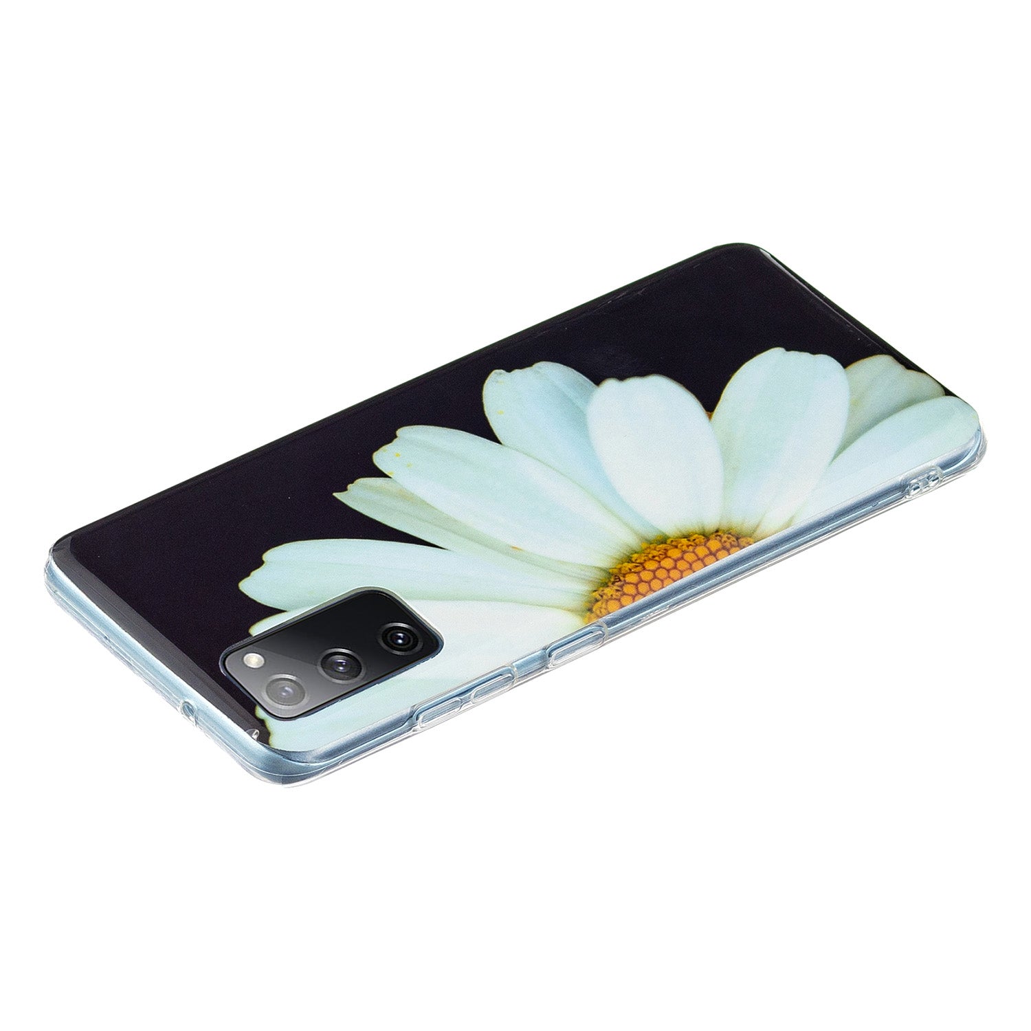 Luminous IMD TPU Phone Case Back Cover Shell for Samsung Galaxy S20 FE 2022/S20 FE 4G/S20 FE 5G/S20 Lite - Daisy Flower