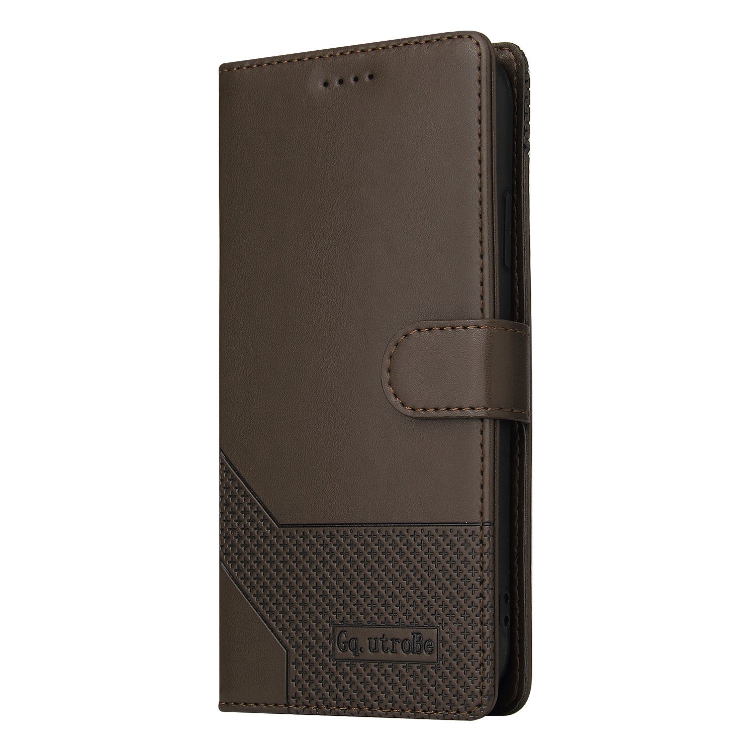 GQ.UTROBE 009 Series Multi-function Card Slot Phone Cover Leather Wallet Phone Case with Stand for Samsung Galaxy S20 FE 2022/S20 FE 4G/S20 FE 5G/S20 Lite - Brown