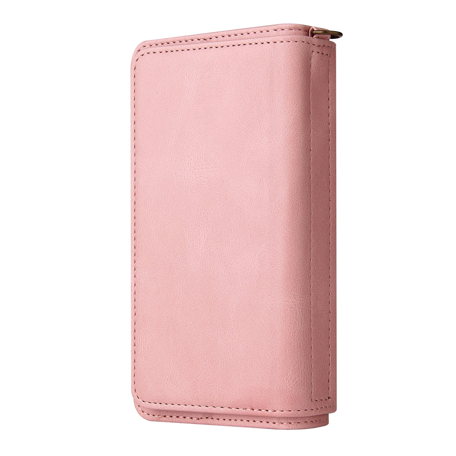 For Samsung Galaxy S20 FE 2022/S20 FE 4G/S20 FE 5G/S20 Lite KT Multi-functional Series-2 All-Round Protections Multiple Card Slots Folio Flip Phone Case with Zipper Pocket and Stand - Pink