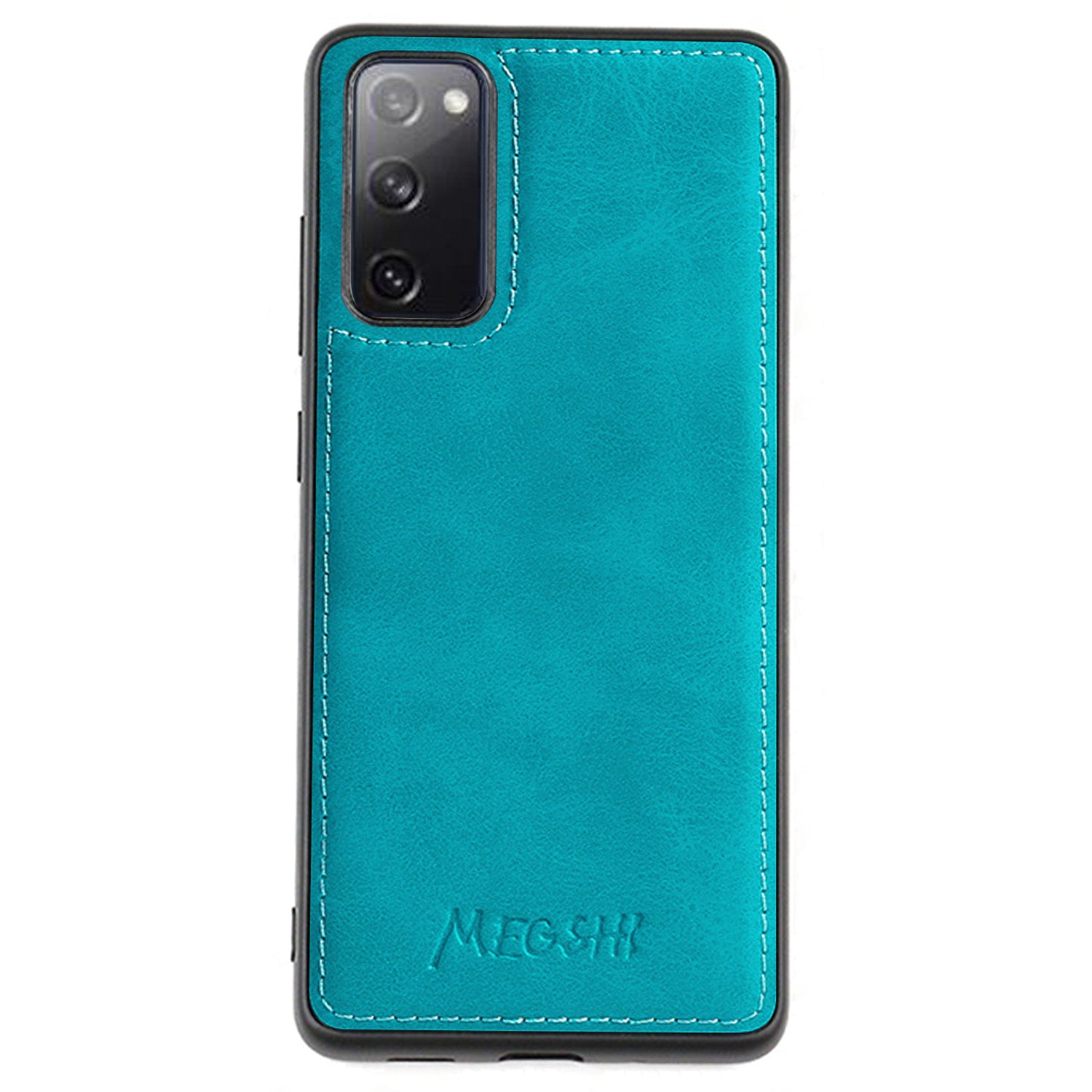 MEGSHI 020 Series Scratch-resistant Magnetic Detachable Design Shockproof PU Leather TPU Wallet Cover Shoulder Bag for Samsung Galaxy S20 FE 2022/S20 FE/S20 FE 5G/S20 Lite - Blue