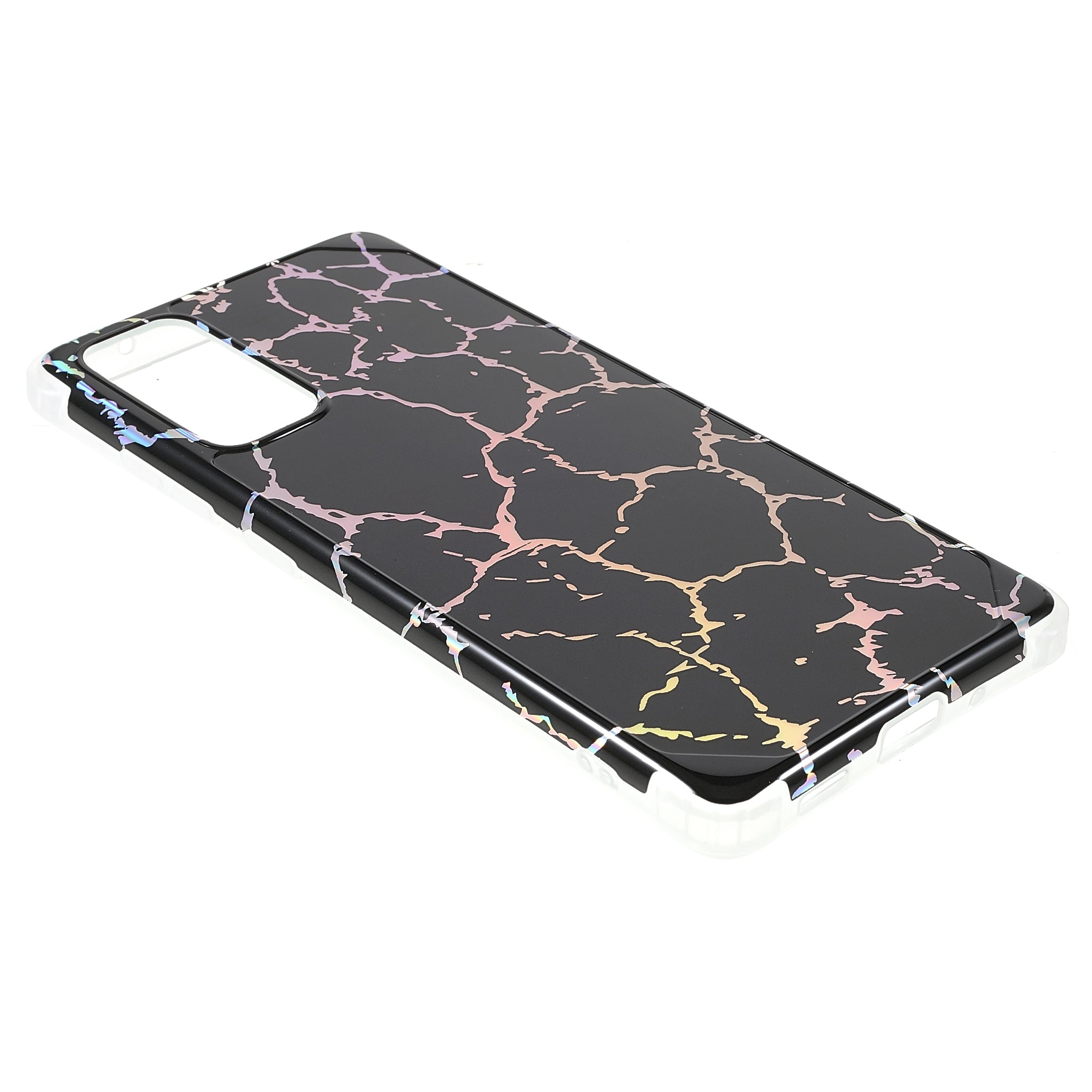 Laser Marble IMD TPU + PC Fall Protection Mobile Phone Case Cover for Samsung Galaxy S20 FE 2022/S20 FE/S20 FE 5G/S20 Lite - CF1