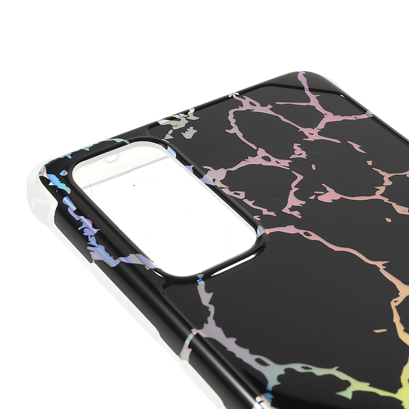 Laser Marble IMD TPU + PC Fall Protection Mobile Phone Case Cover for Samsung Galaxy S20 FE 2022/S20 FE/S20 FE 5G/S20 Lite - CF1