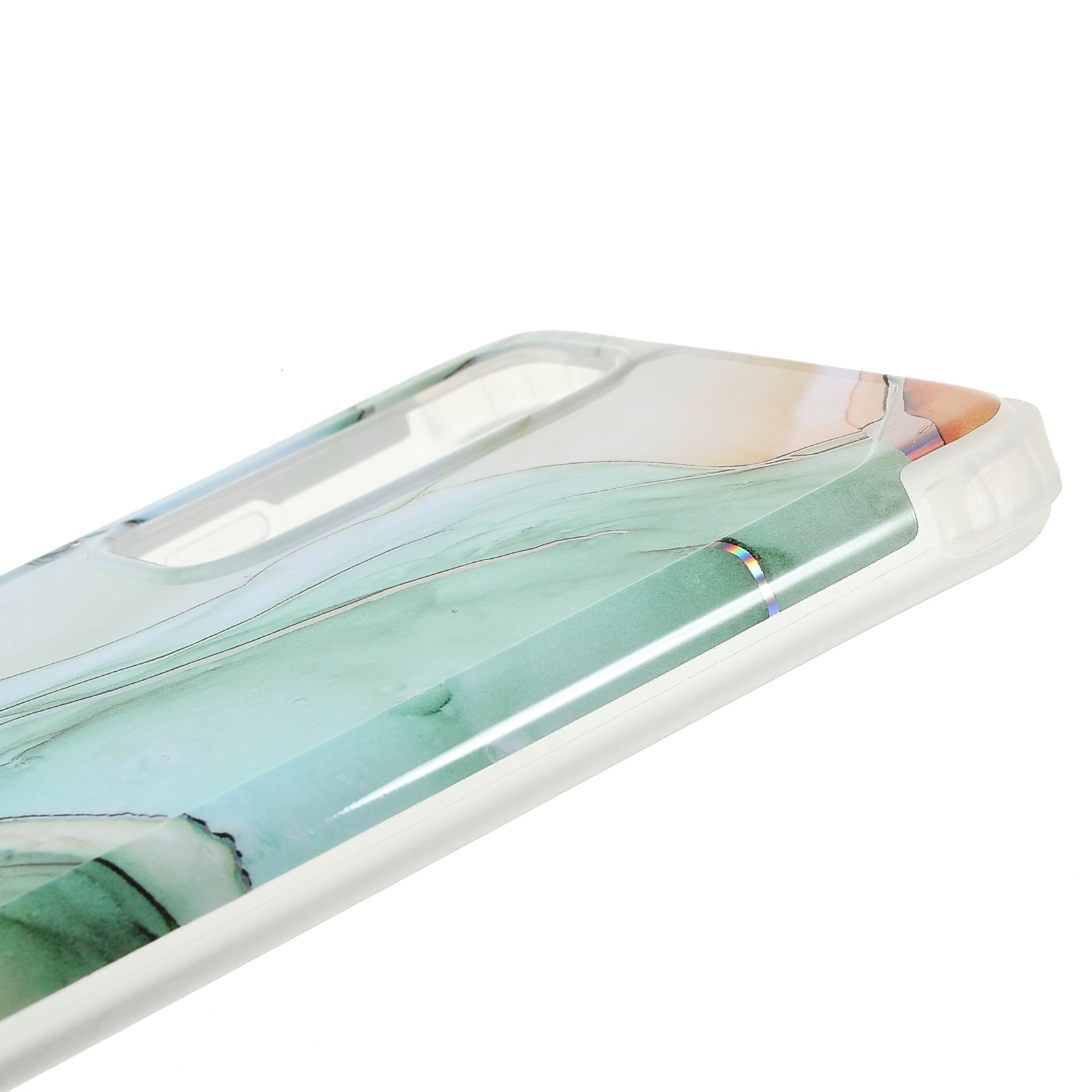 Laser Marble IMD TPU + PC Fall Protection Mobile Phone Case Cover for Samsung Galaxy S20 FE 2022/S20 FE/S20 FE 5G/S20 Lite - CF5