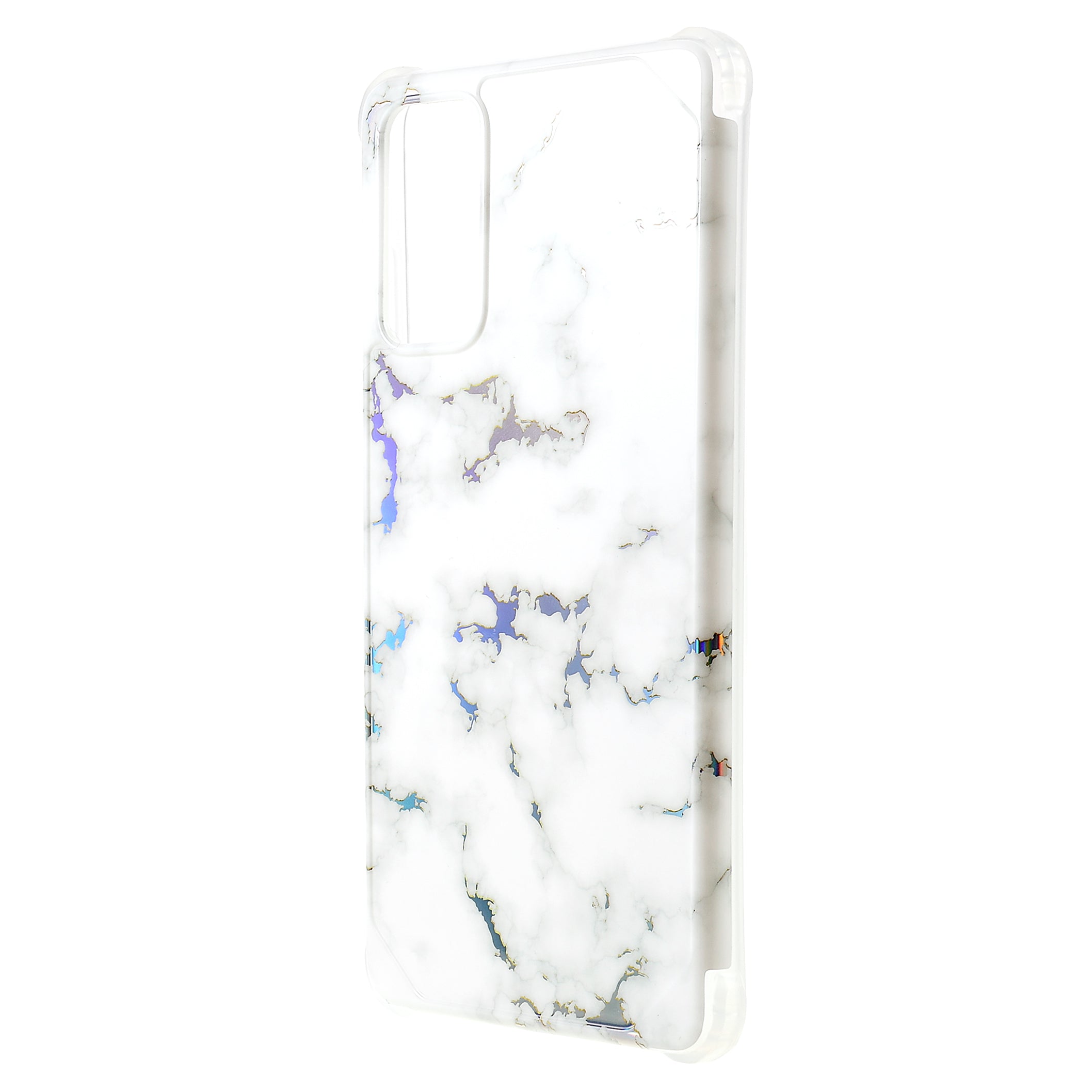 Laser Marble IMD TPU + PC Fall Protection Mobile Phone Case Cover for Samsung Galaxy S20 FE 2022/S20 FE/S20 FE 5G/S20 Lite - CF2