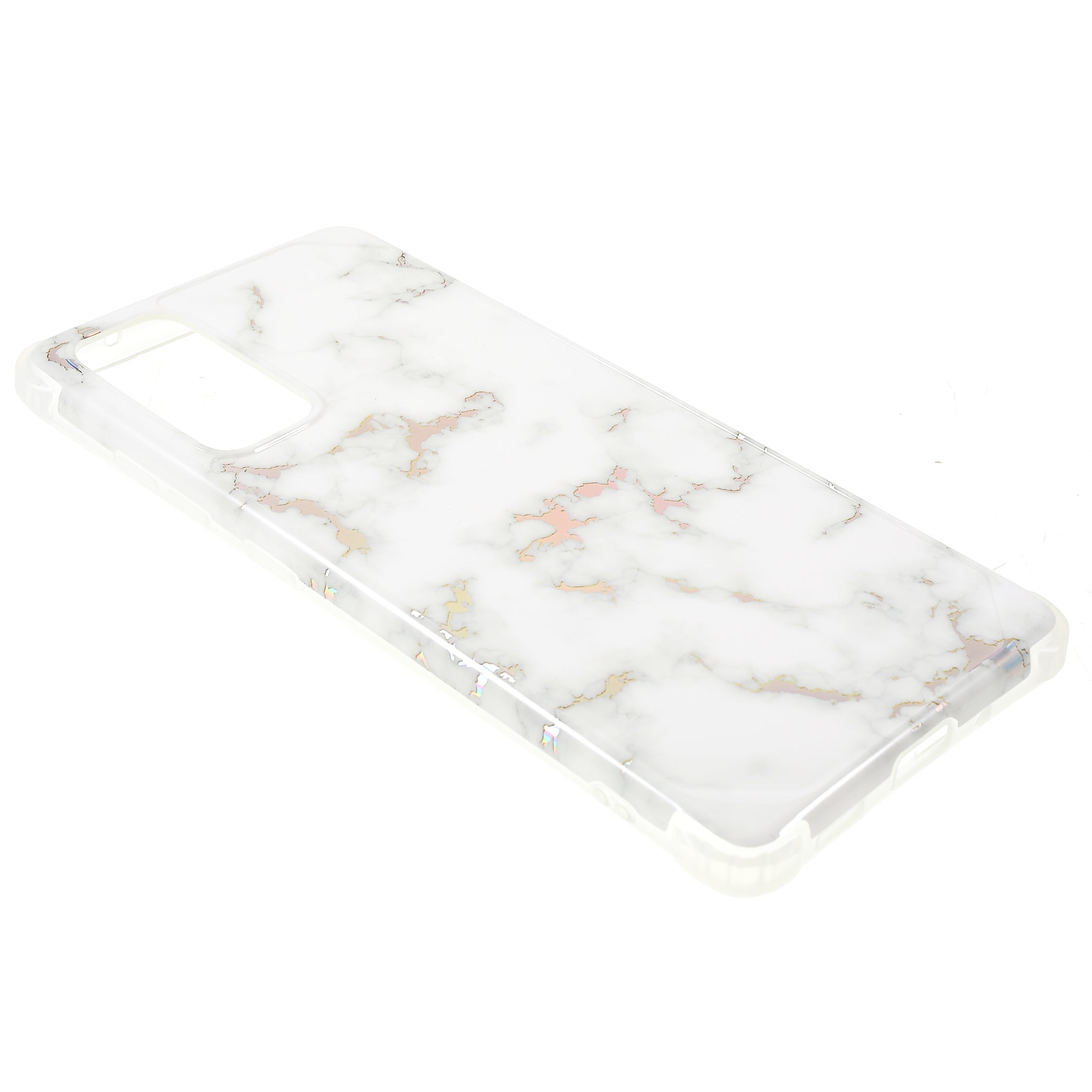 Laser Marble IMD TPU + PC Fall Protection Mobile Phone Case Cover for Samsung Galaxy S20 FE 2022/S20 FE/S20 FE 5G/S20 Lite - CF2