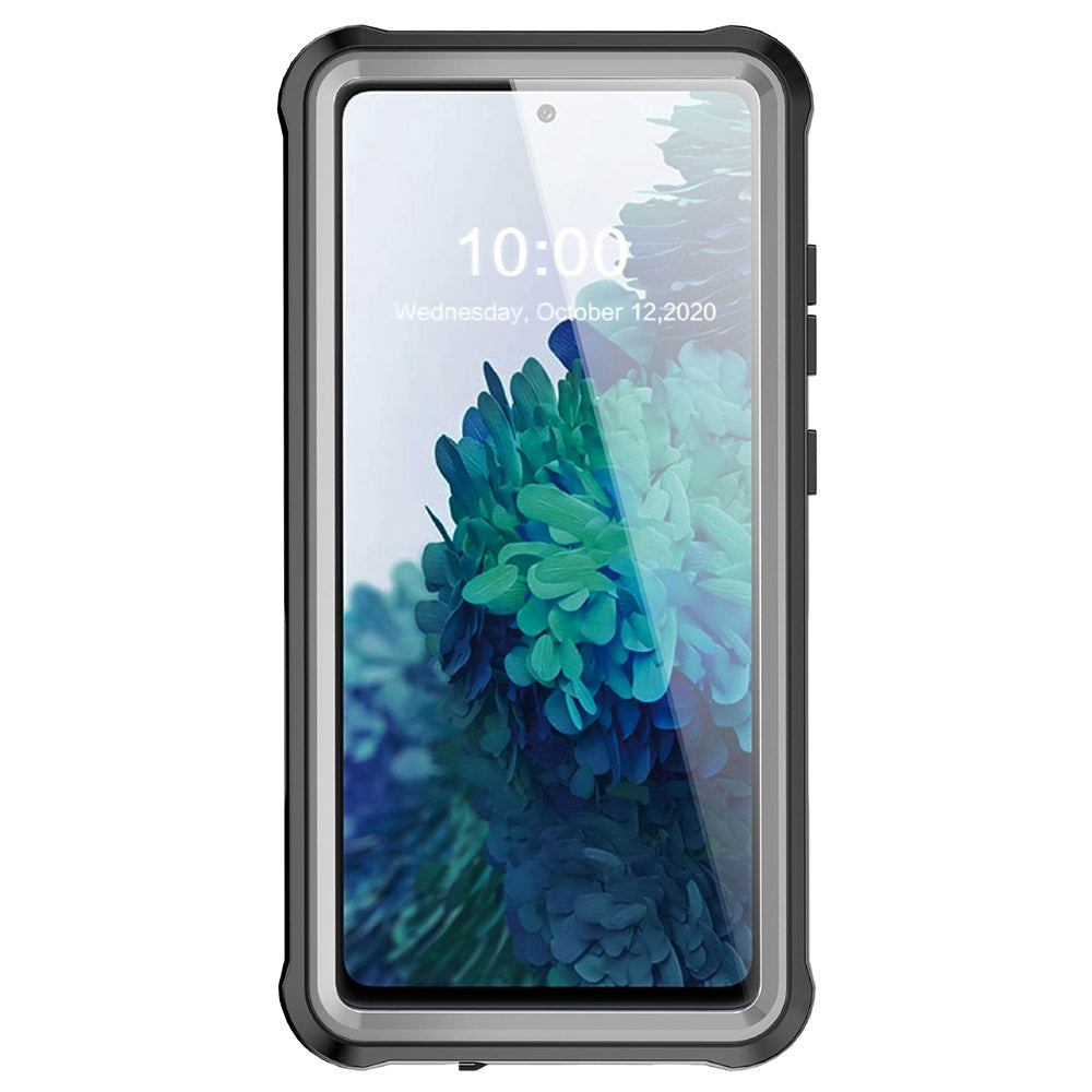 For Samsung Galaxy S20 FE 2022 / S20 FE / S20 FE 5G / S20 Lite IP68 2m Waterproof Transparent Anti-Drop Bumper Frame Phone Case