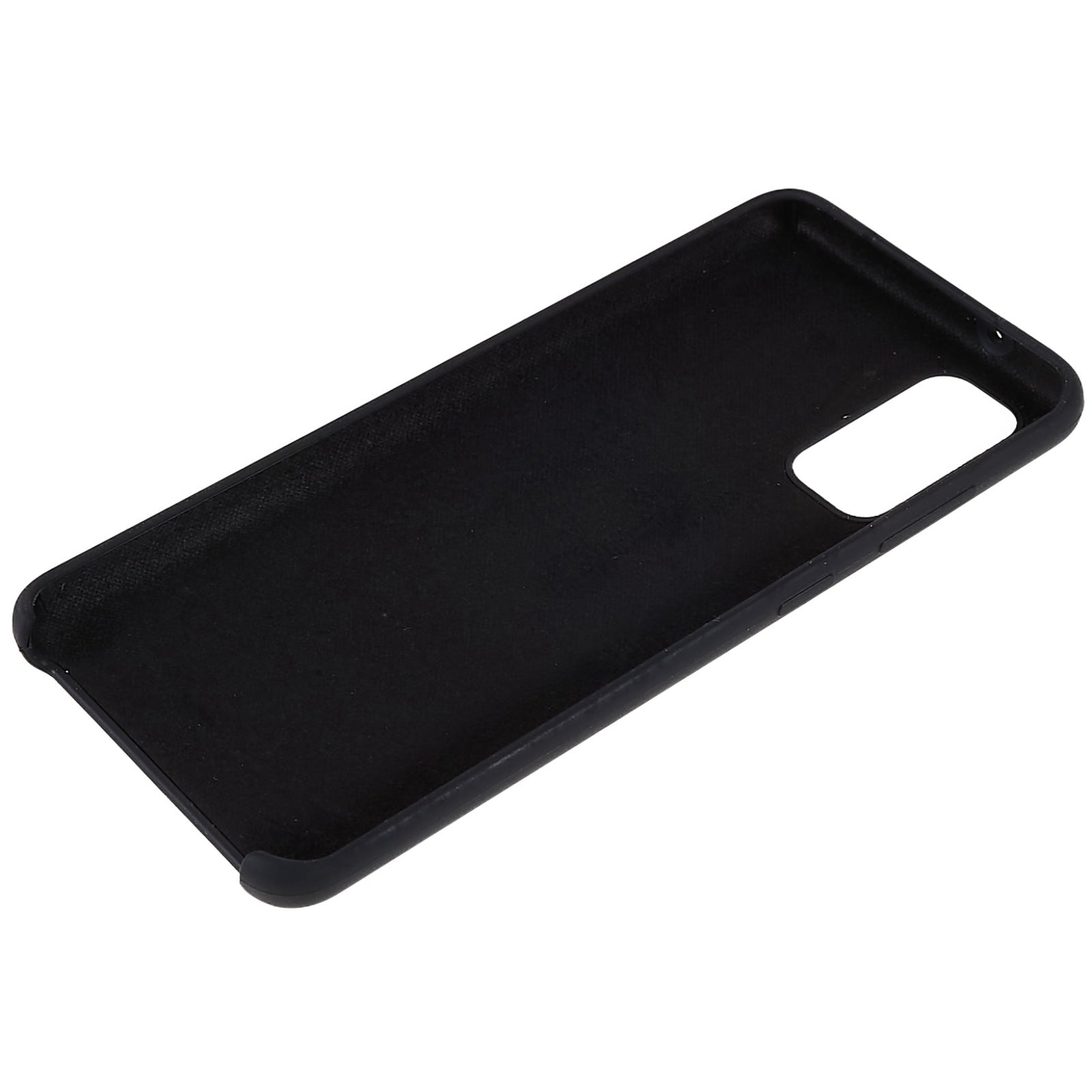 For Samsung Galaxy S20 5G/4G Premium Solid State Silicone Phone Case Mobile Phone Protector - Black