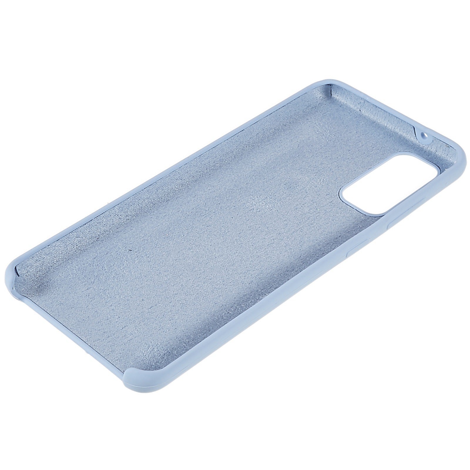 For Samsung Galaxy S20 5G/4G Premium Solid State Silicone Phone Case Mobile Phone Protector - Baby Blue