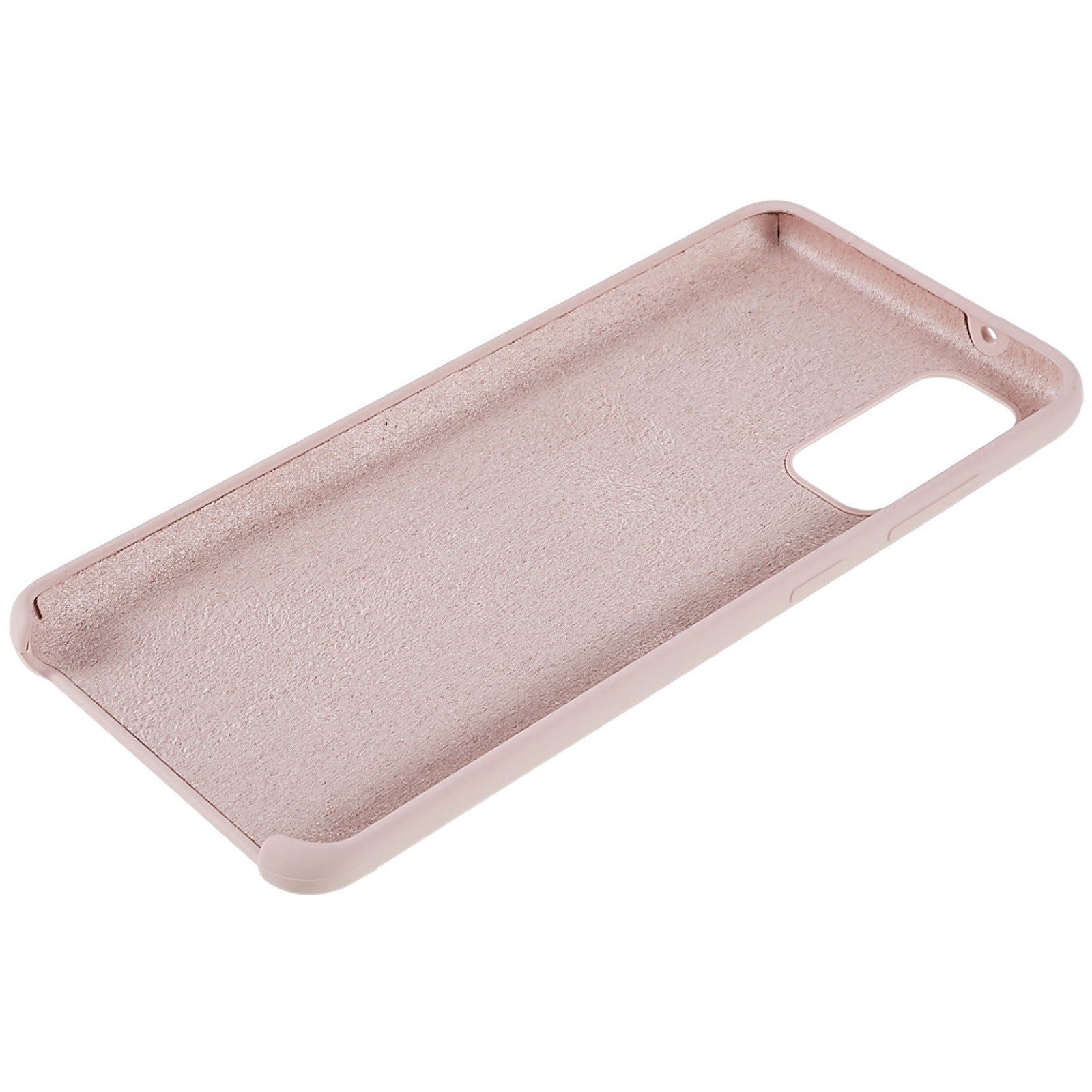 For Samsung Galaxy S20 5G/4G Premium Solid State Silicone Phone Case Mobile Phone Protector - Pink