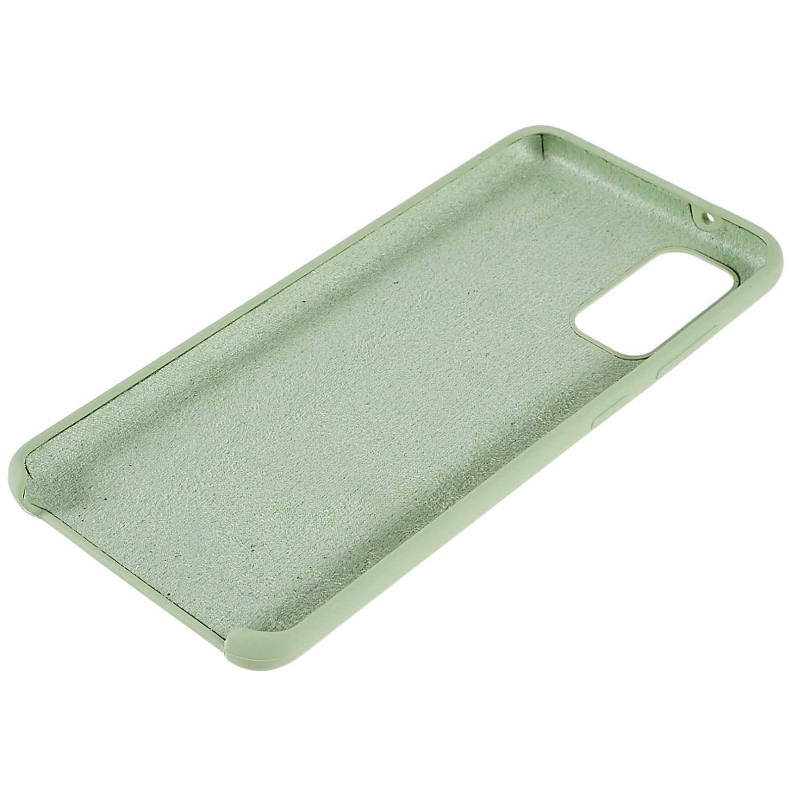 For Samsung Galaxy S20 5G/4G Premium Solid State Silicone Phone Case Mobile Phone Protector - Green