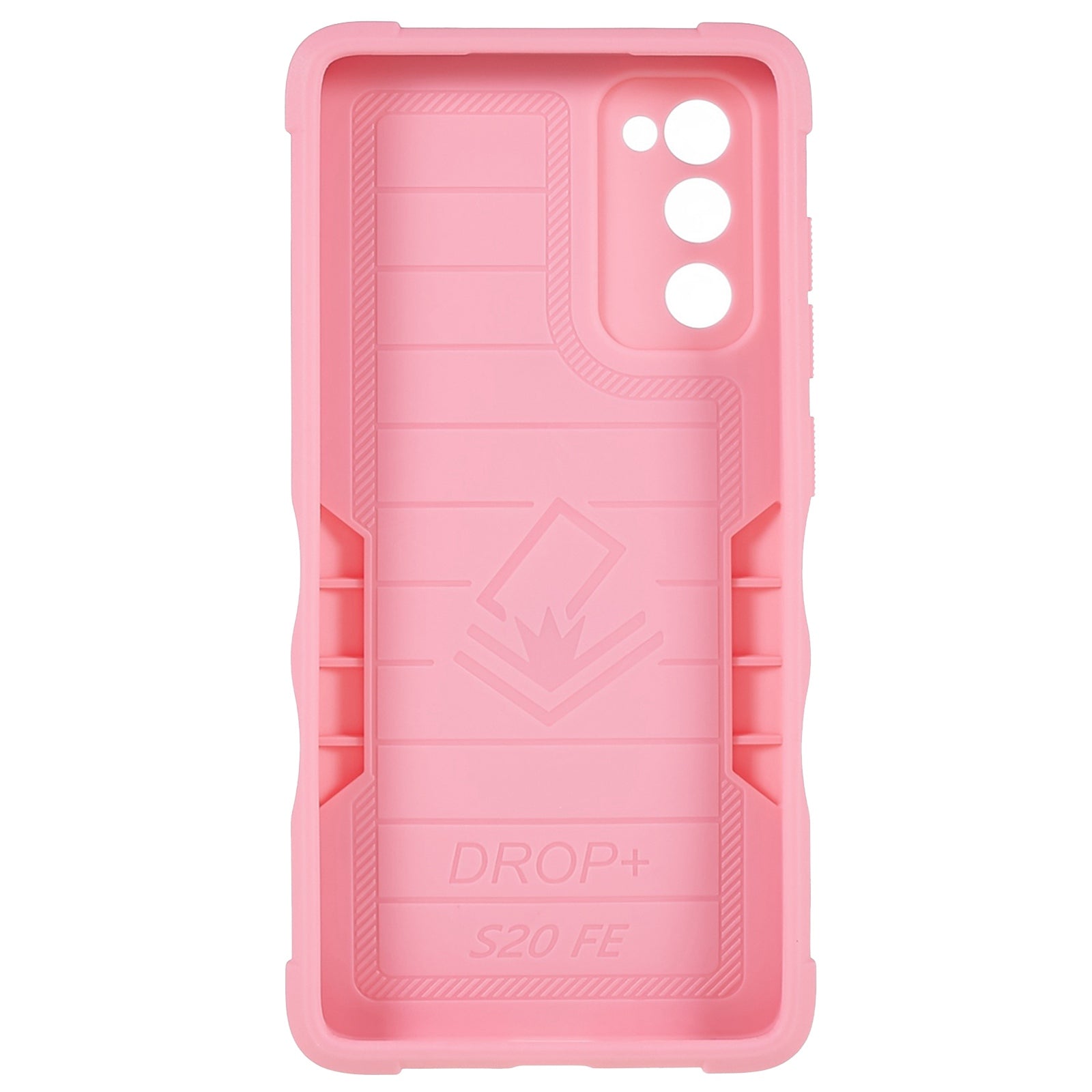 For Samsung Galaxy S20 FE 2022/S20 FE/S20 Fan Edition/S20 FE 5G/S20 Fan Edition 5G/S20 Lite Shockproof Soft TPU Hard PC Case with Ring Car Mount Kickstand - Pink