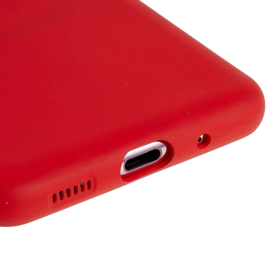 Liquid Series for Samsung Galaxy S20 4G / 5G Magnetic Case Liquid Silicone Soft TPU Scratch Resistant Cover - Red