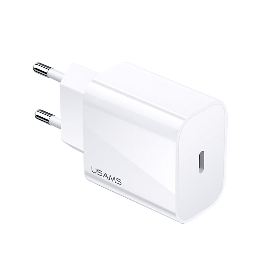 USAMS US-CC T34 PD Quick Charge Travel Charger 20W - EU Plug