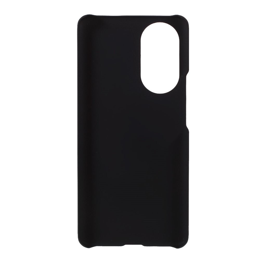 Colorful Rubberized Workmanship Plastic Phone Case for Honor 50 / Huawei nova 9 - Black