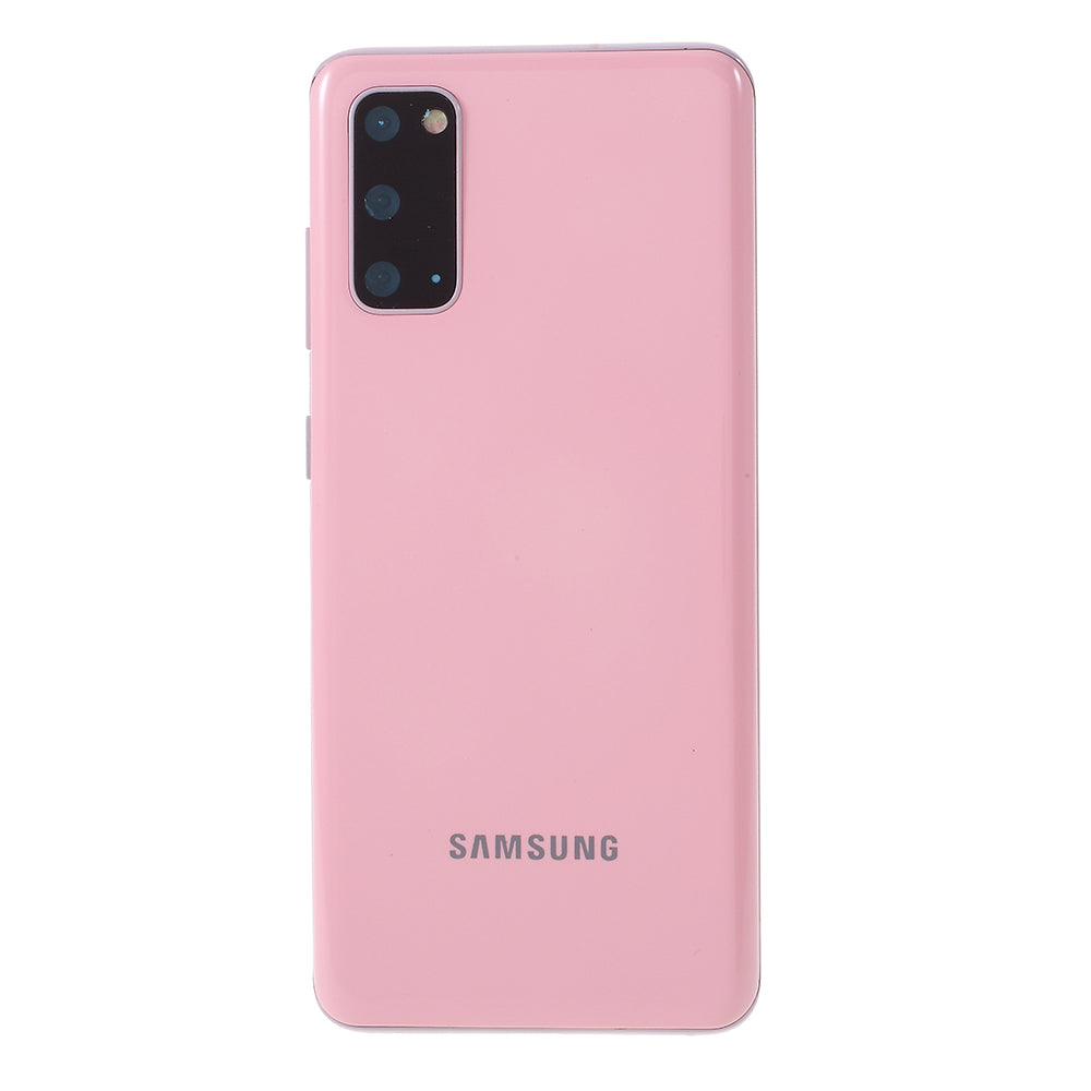 Black Screen Display Non-working Dummy Phone Model for Samsung Galaxy S20 - Pink