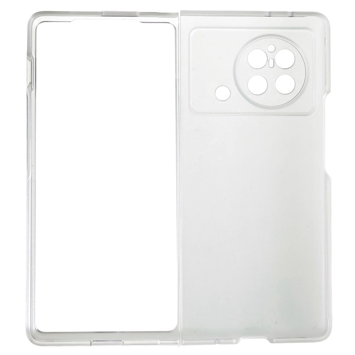 Phone Case for vivo X Fold, Anti-scratch Hard PC Back Cover - Transparent