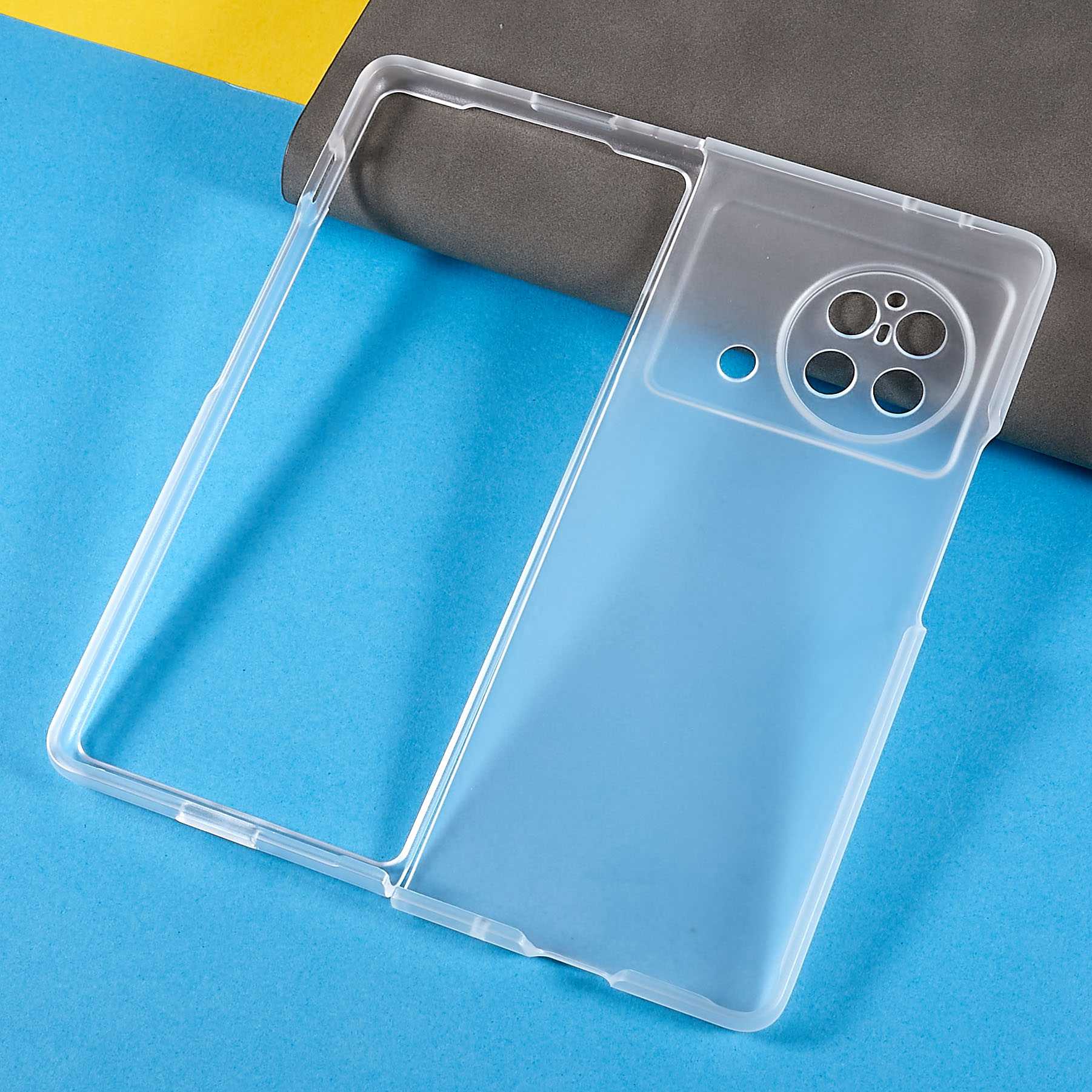 Phone Case for vivo X Fold, Anti-scratch Hard PC Back Cover - Transparent