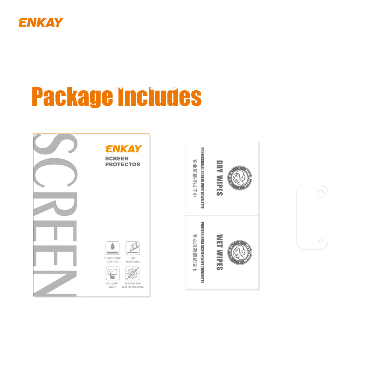 ENKAY HAT PRINCE 0.2mm 9H 2.15D Tempered Glass Camera Lens Protectors [Arc Edge] for Samsung Galaxy S20