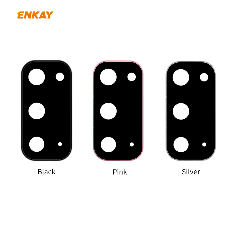 ENKAY Ultra Clear Fully Covering Phone Camera Lens Film Protector for Samsung Galaxy S20 - Pink