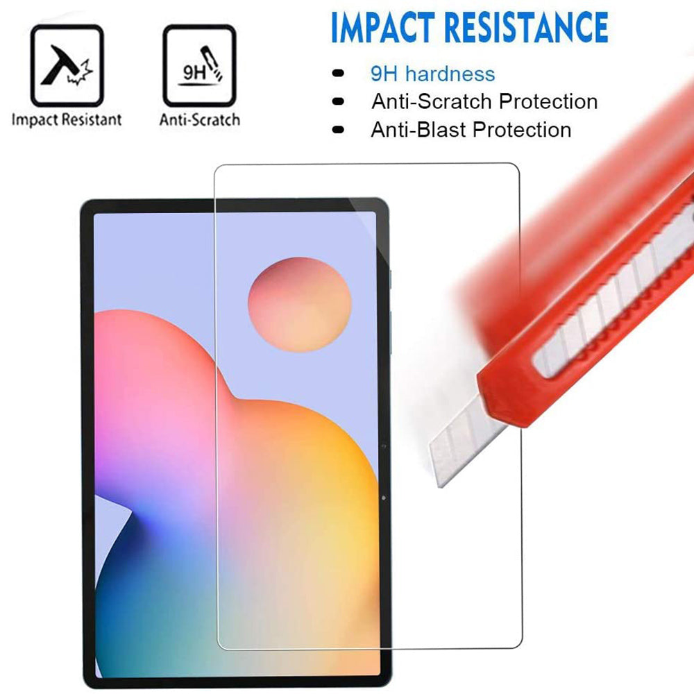 2.5D Arc Edge 9H Full Screen Coverage Tempered Glass Film for Samsung Galaxy Tab S9 FE / S9 / S8 / S7