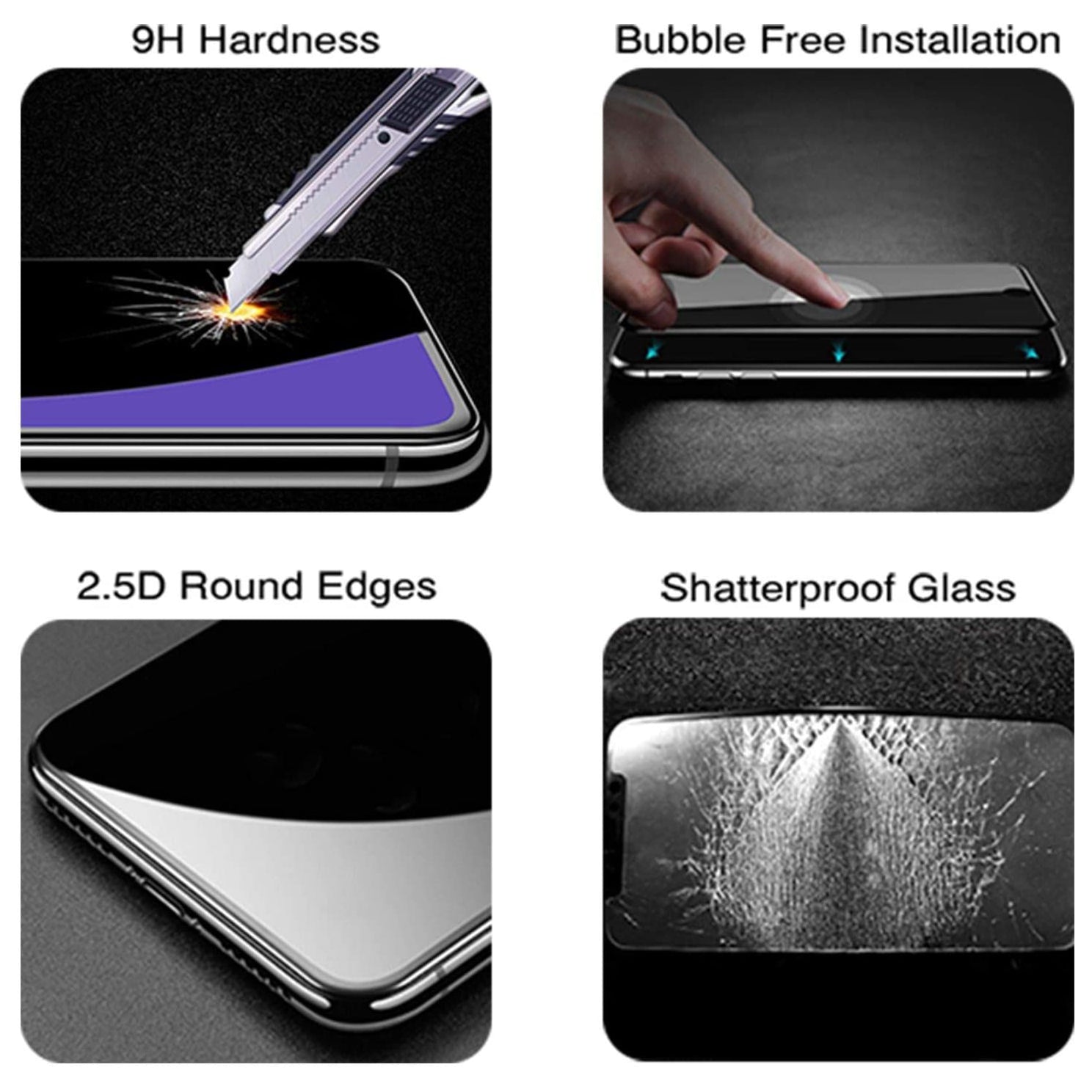 2.5D 9H Arc Edge Tempered Glass Screen Protector for Samsung Galaxy S20 FE 4G/FE 5G/S20 Lite/S20 FE 2022