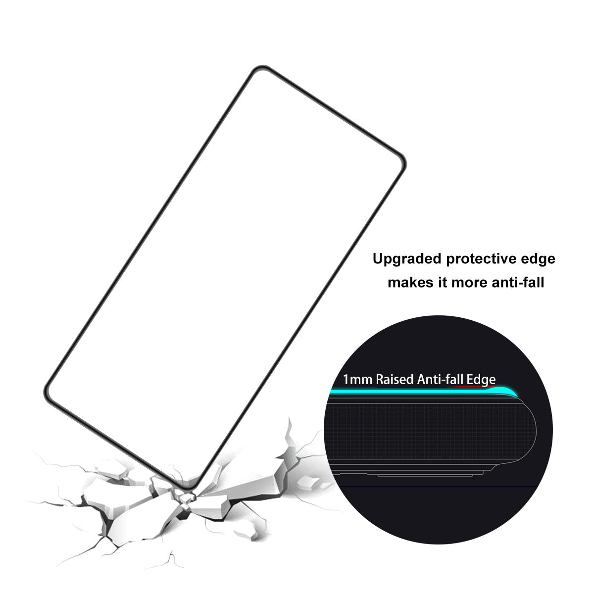 HAT PRINCE for Samsung Galaxy S20 FE 4G/5G/S20 Lite/S20 FE 2022 Full Glue Full Screen Super Clear Tempered Glass Screen Protector